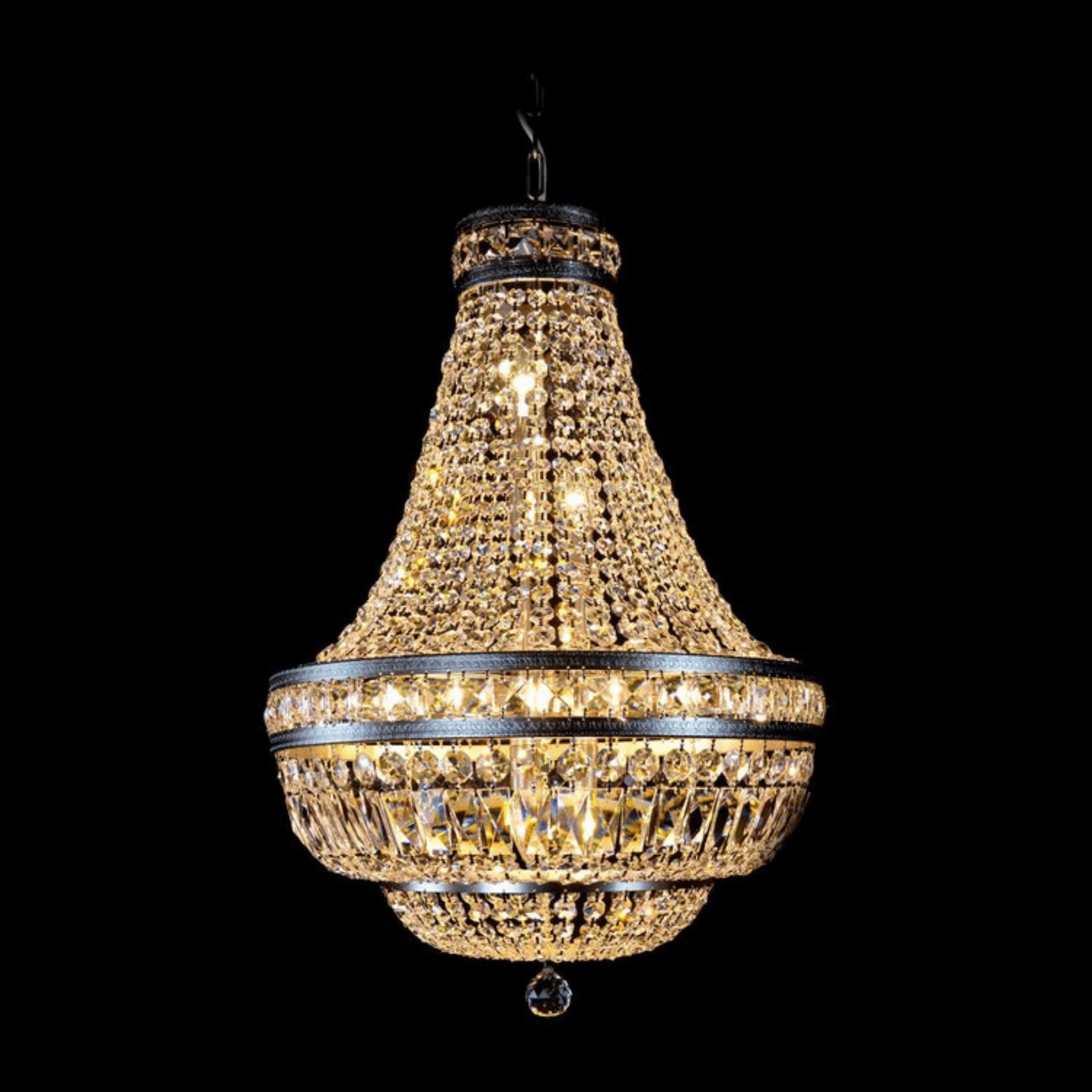 Kingston 12 Crystal Glass Chandelier - Wranovsky - Luxury Lighting BoutiqueTraditional Crystal ChandeliersWranovsky