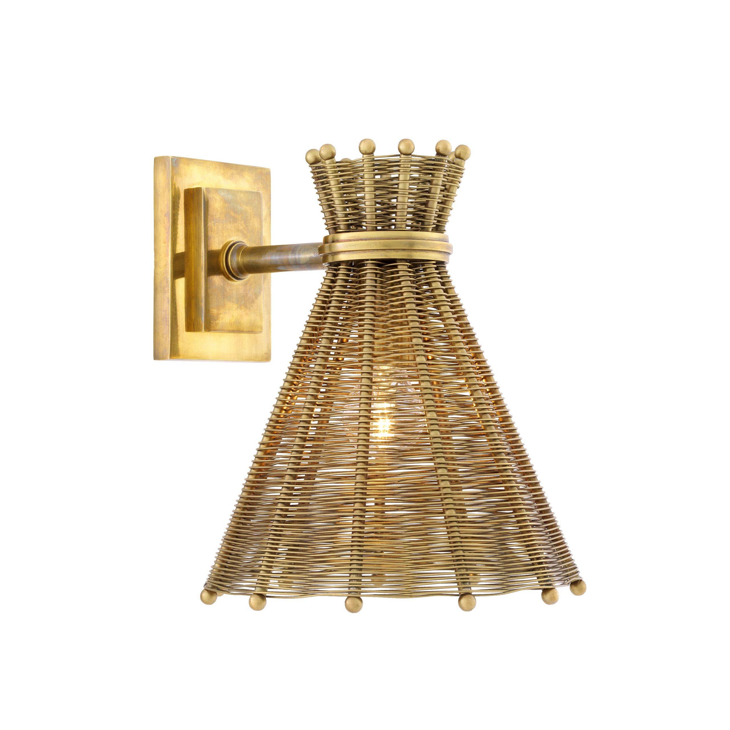 Kon Tiki Wall Lamp - Brass - Eichholtz - Luxury Lighting BoutiqueWall LightsEichholtz