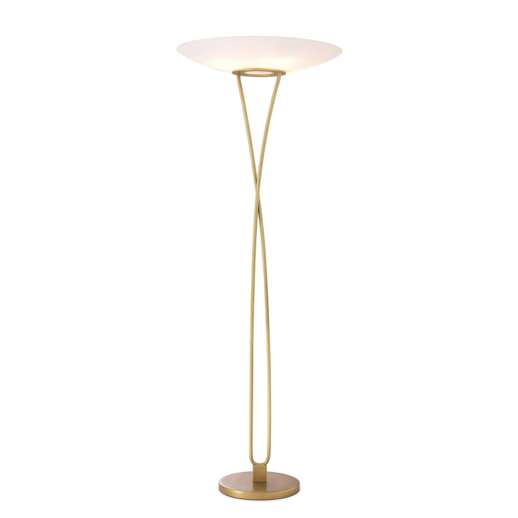 Laila Floor Lamp - Antique Brass - Eichholtz - Luxury Lighting BoutiqueFloor LampEichholtz