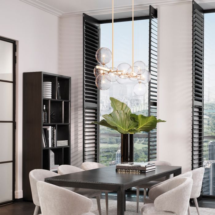 Largo Modern Chandelier - Brass - Eichholtz - Luxury Lighting BoutiqueBrass/Metal ChandeliersEichholtz