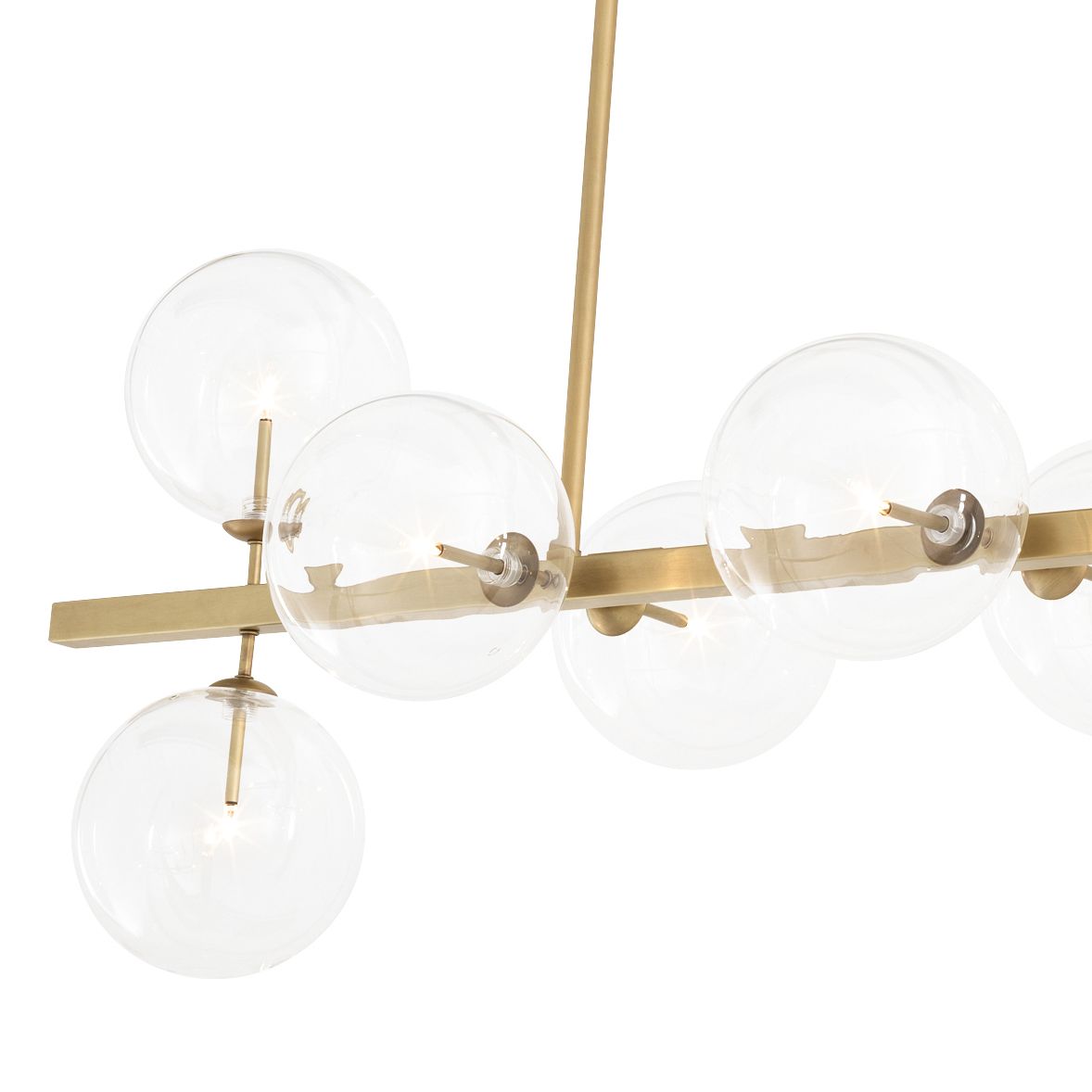 Largo Modern Chandelier - Brass - Eichholtz - Luxury Lighting BoutiqueBrass/Metal ChandeliersEichholtz