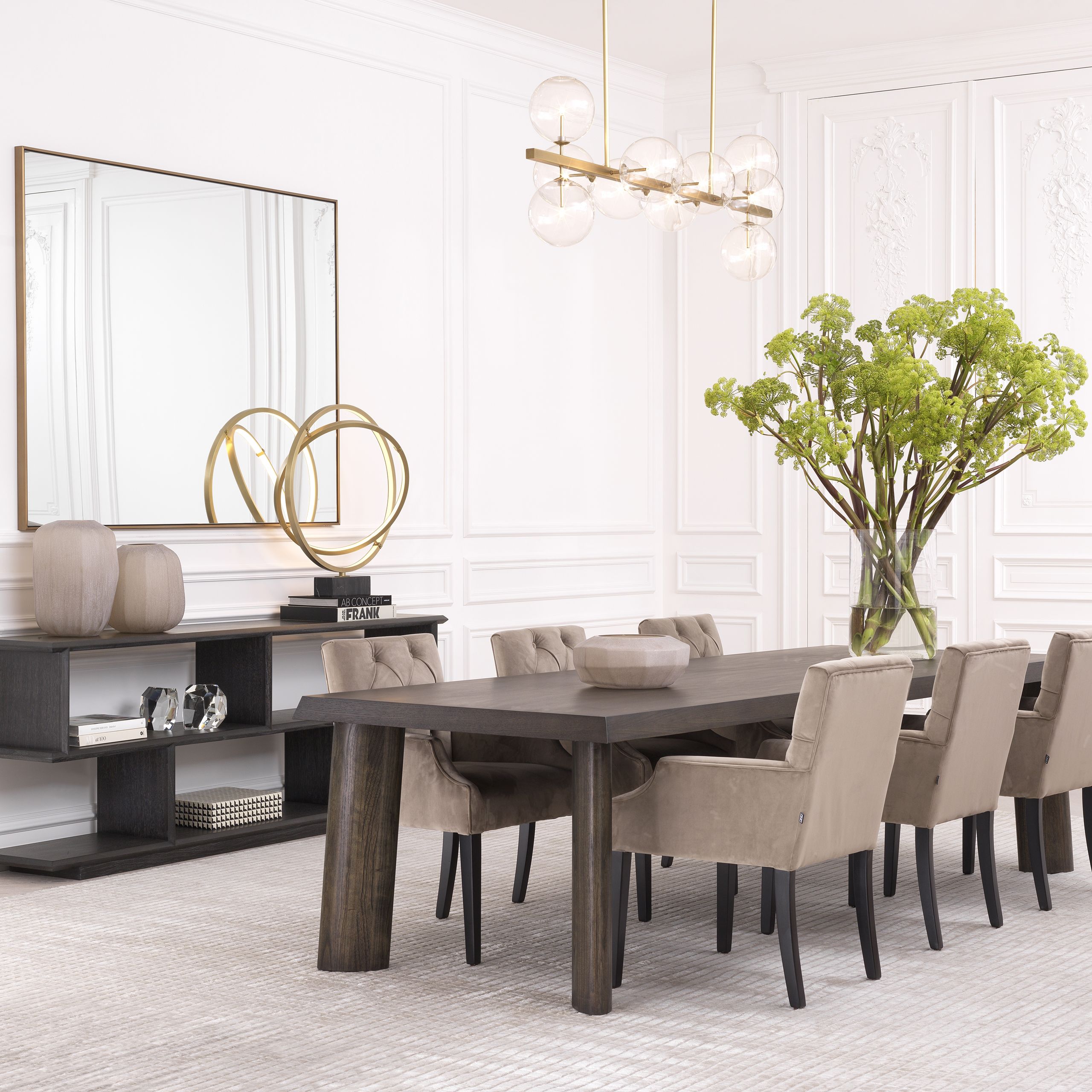 Largo Modern Chandelier - Brass - Eichholtz - Luxury Lighting BoutiqueBrass/Metal ChandeliersEichholtz