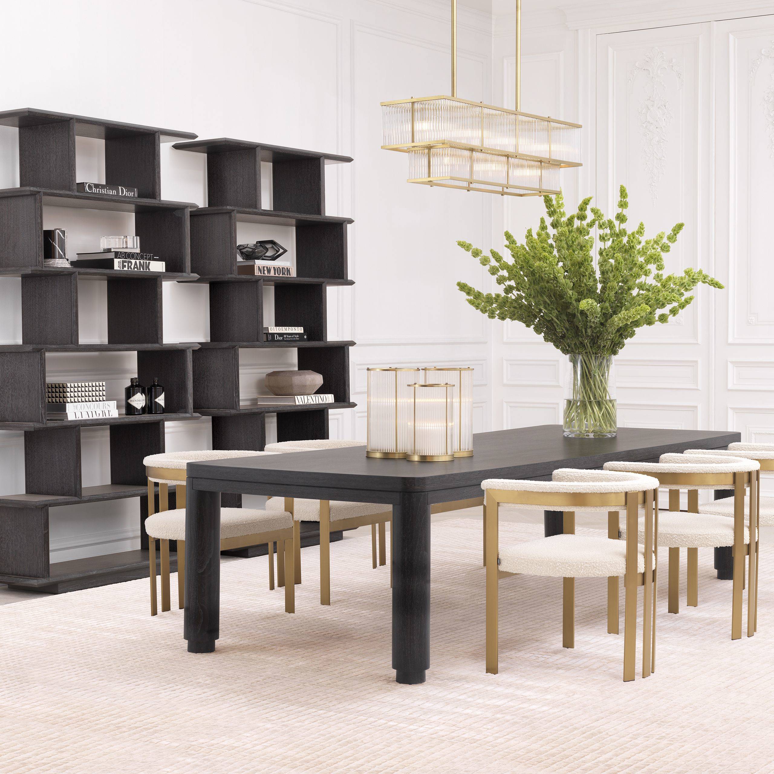 Le Marais Modern Chandelier - Brass - Eichholtz - Luxury Lighting BoutiqueChandeliersEichholtz