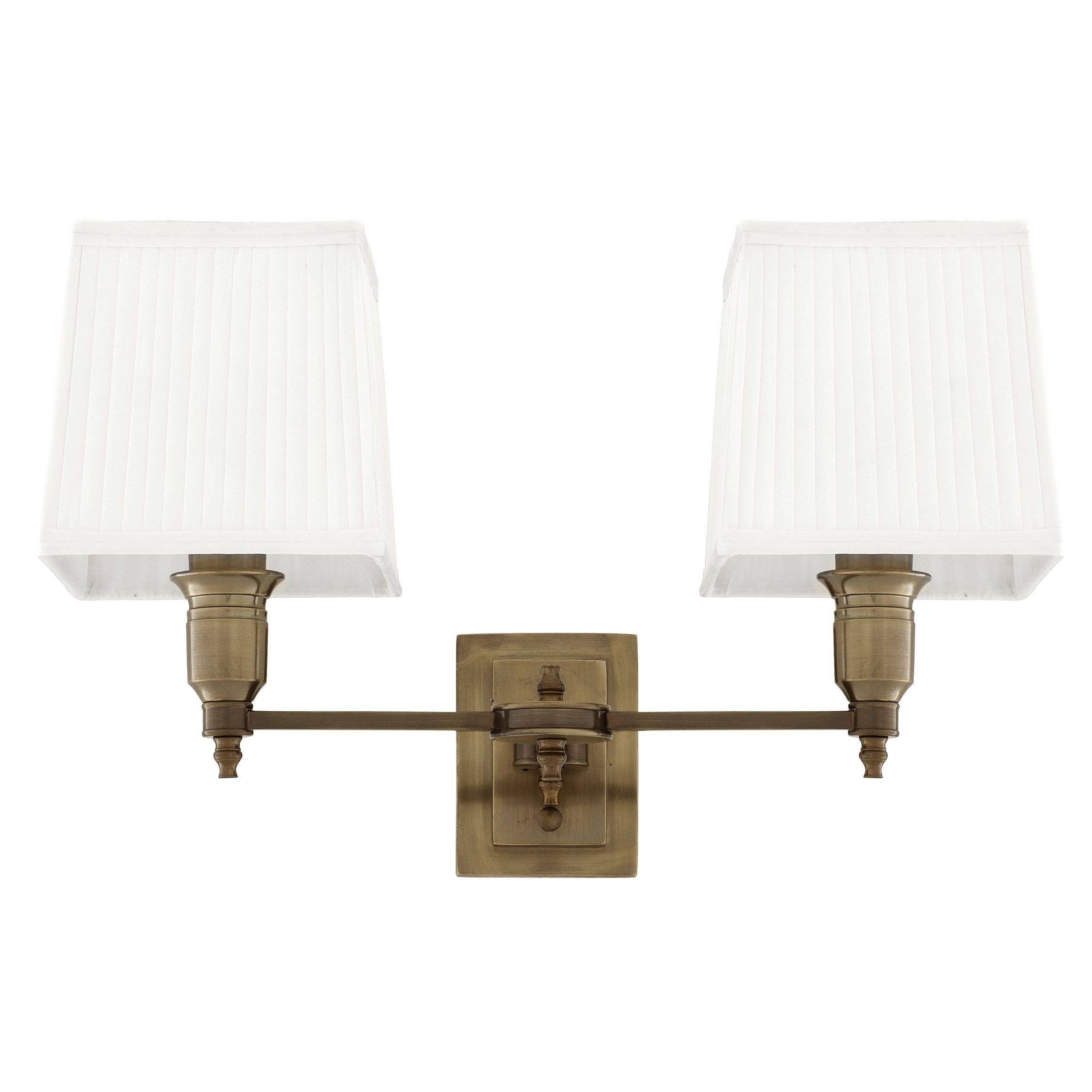 Lexington Wall Lamp - Single | Double - Brass | Nickel - Eichholtz - Luxury Lighting BoutiqueWall LightsEichholtz