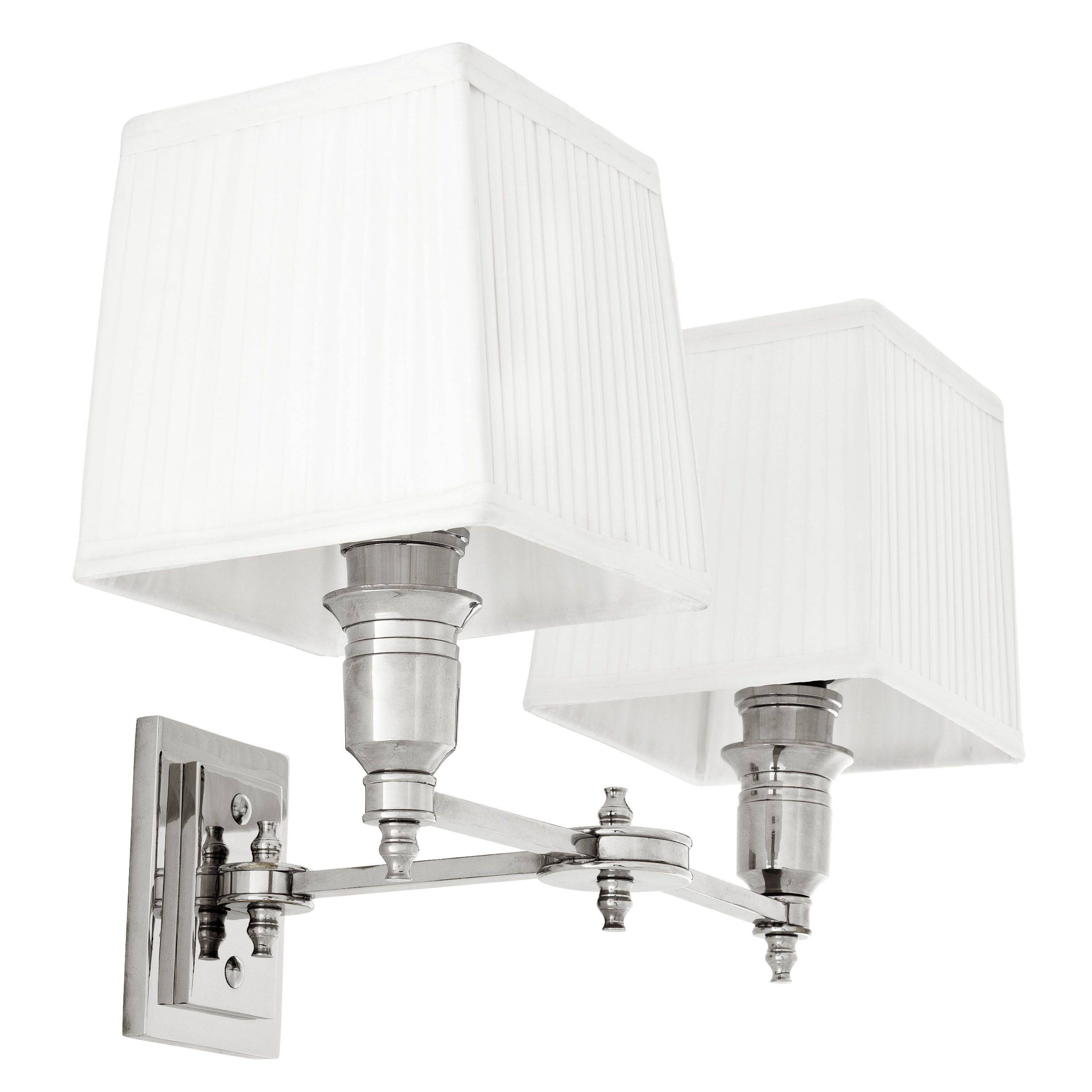 Lexington Wall Lamp - Single | Double - Brass | Nickel - Eichholtz - Luxury Lighting BoutiqueWall LightsEichholtz