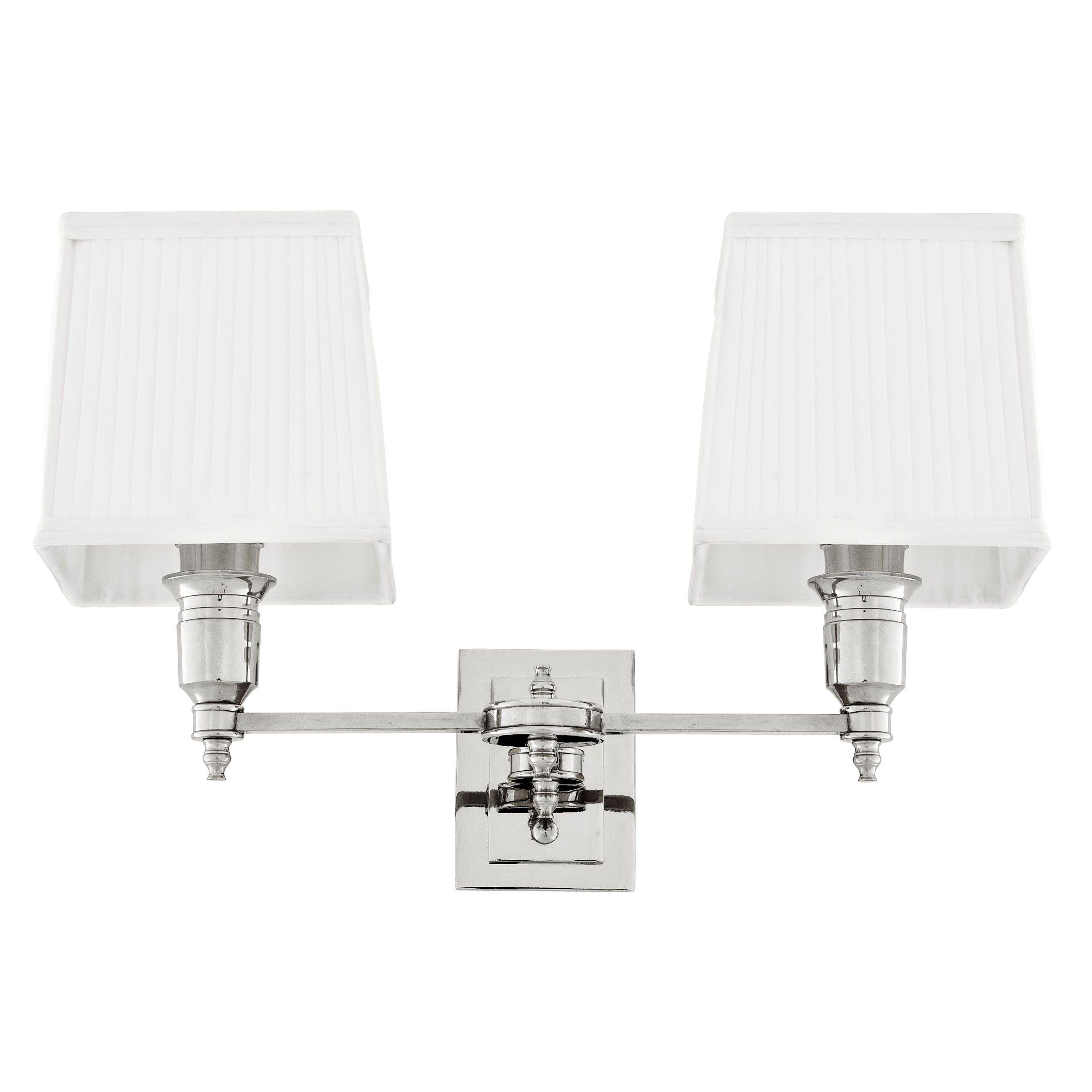 Lexington Wall Lamp - Single | Double - Brass | Nickel - Eichholtz - Luxury Lighting BoutiqueWall LightsEichholtz