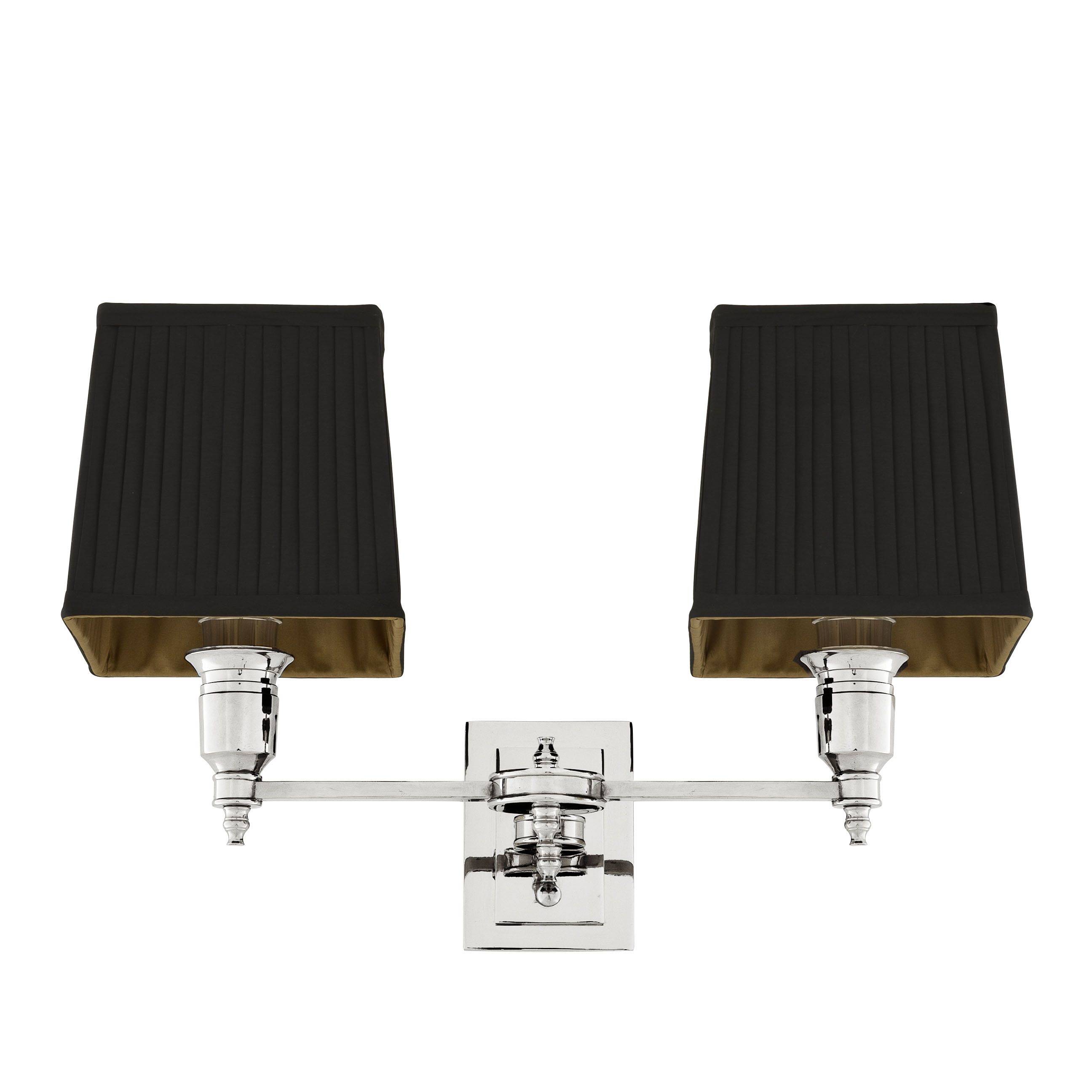 Lexington Wall Lamp - Single | Double - Brass | Nickel - Eichholtz - Luxury Lighting BoutiqueWall LightsEichholtz