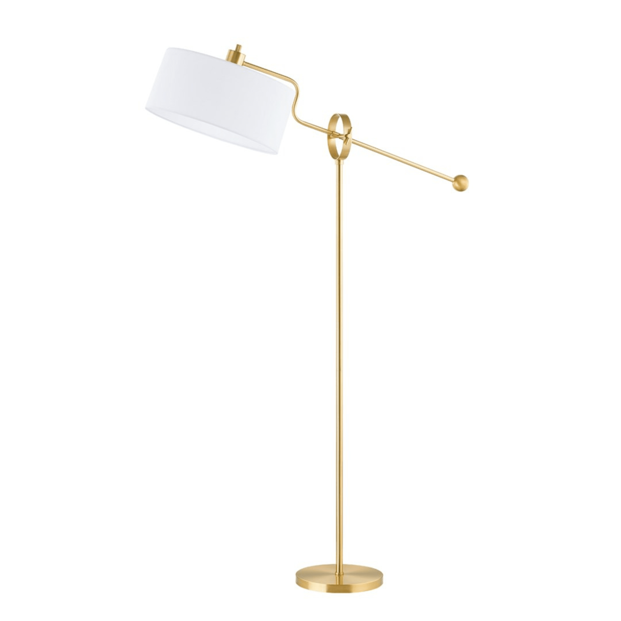 Libby Floor Lamp (HL744401 - AGB) - Mitzi - Luxury Lighting BoutiqueBrass/Metal ChandeliersMitzi
