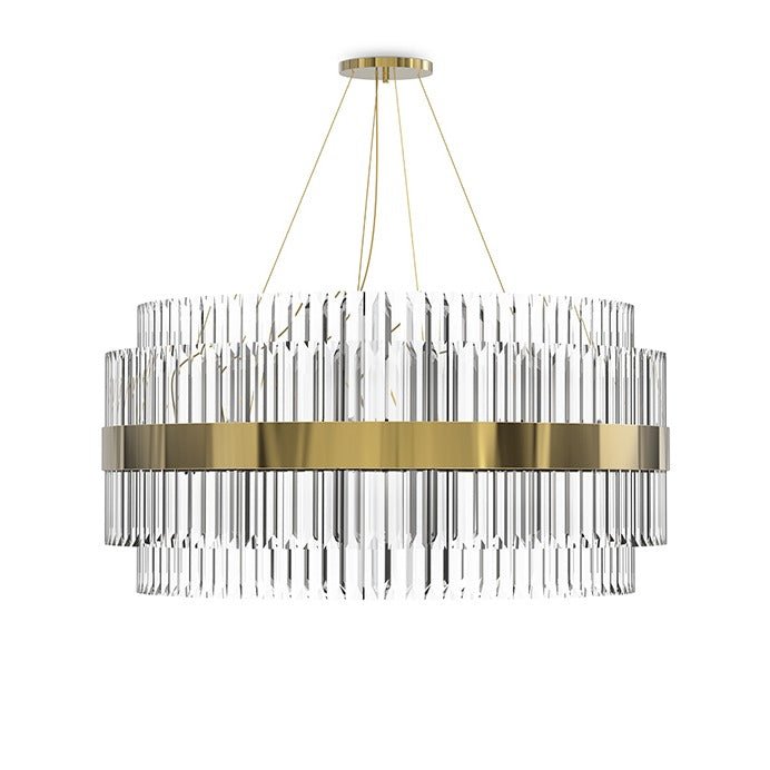 Liberty 24 Light Crystal Modern Chandelier - Luxxu - Luxury Lighting BoutiqueModern Crystal ChandeliersLuxxu