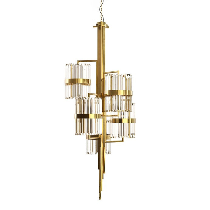 Liberty 40 Light Crystal Modern Chandelier - Luxxu - Luxury Lighting Boutique