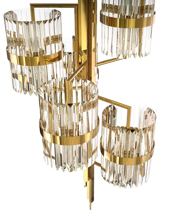 Liberty 40 Light Crystal Modern Chandelier - Luxxu - Luxury Lighting BoutiqueModern Crystal ChandeliersLuxxu