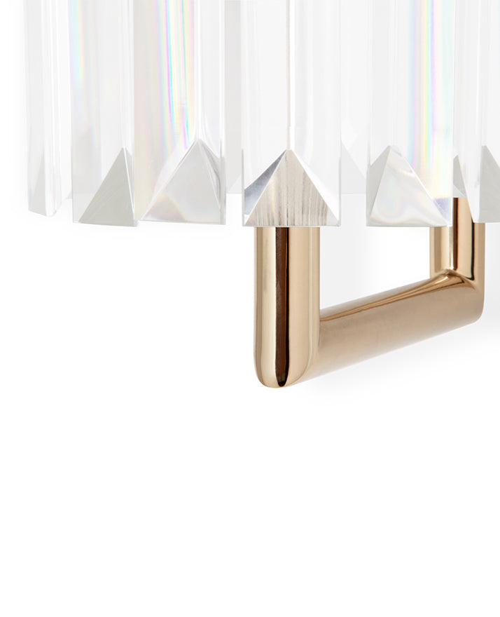 Liberty II 8 Light Crystal Wall Sconce - Luxxu - Luxury Lighting Boutique
