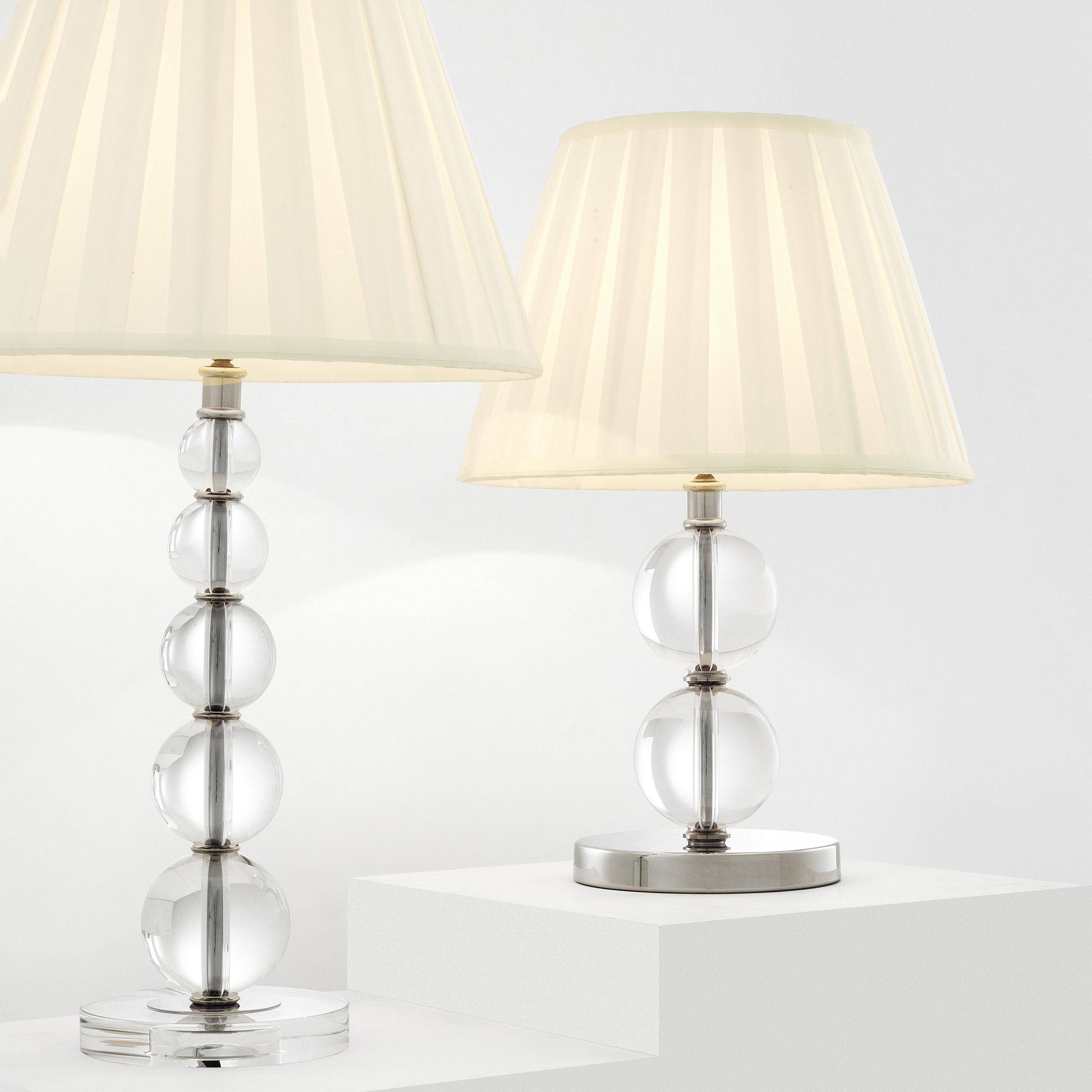 Lombard Table Lamp - [Crystal&Nickel] - Eichholtz - Luxury Lighting Boutique