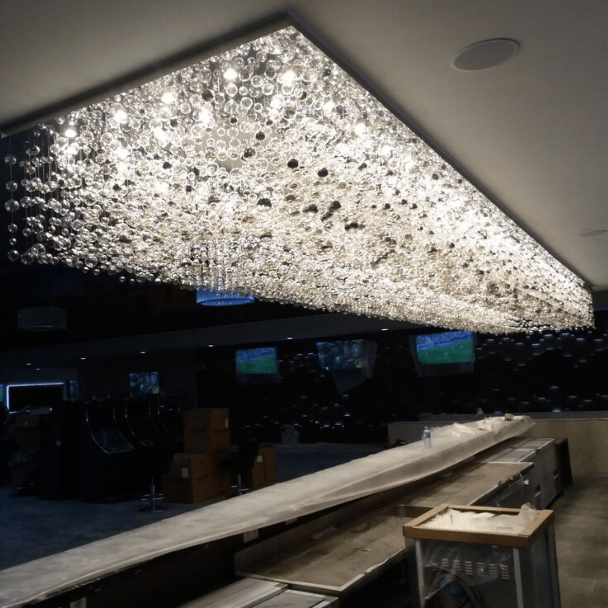 Looong 120 Modern Chandelier (Silver Color) - Wranovsky - Luxury Lighting BoutiqueWranovsky