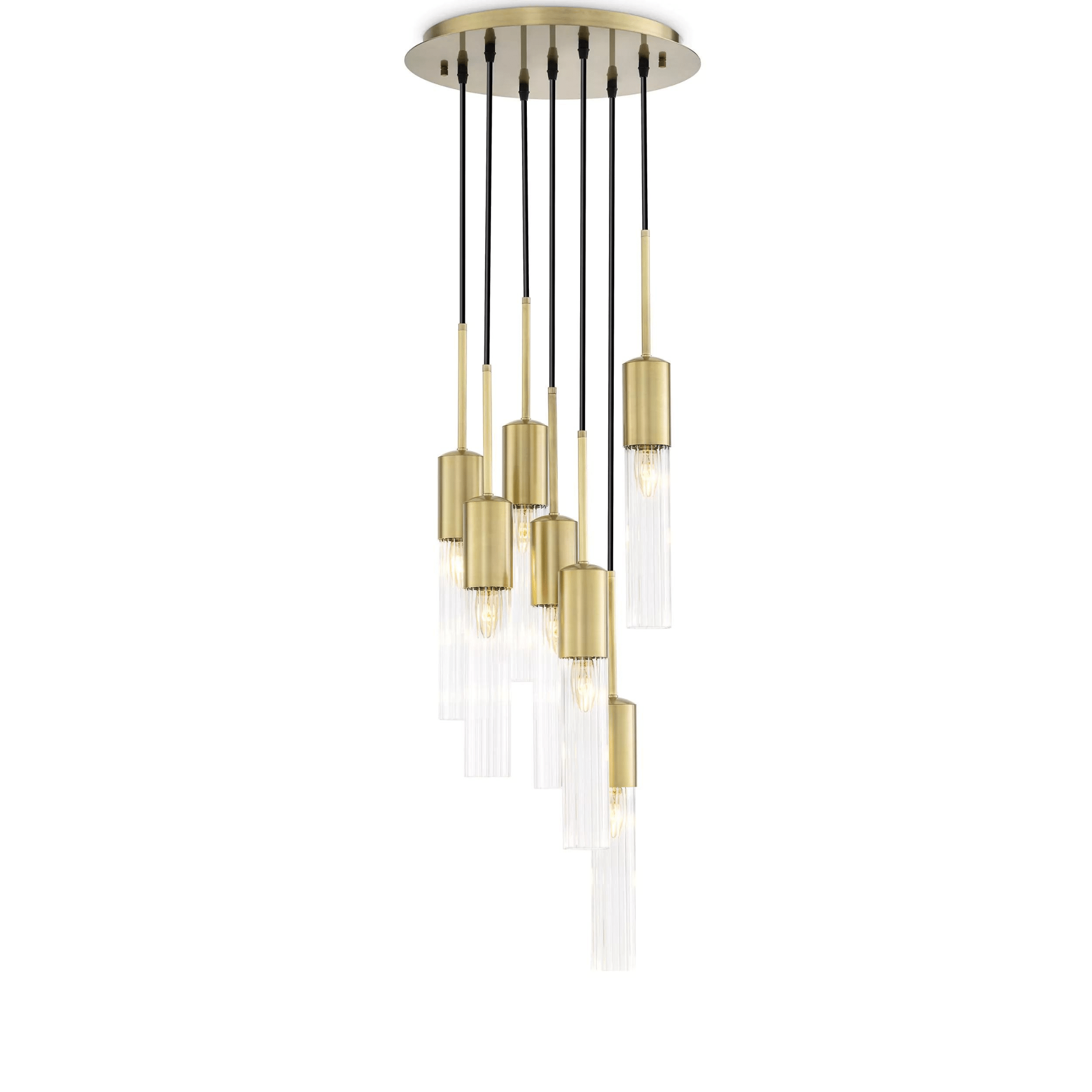 Lulu Chandelier - Antique Brass - Eichholtz - Luxury Lighting BoutiqueCeiling LightEichholtz