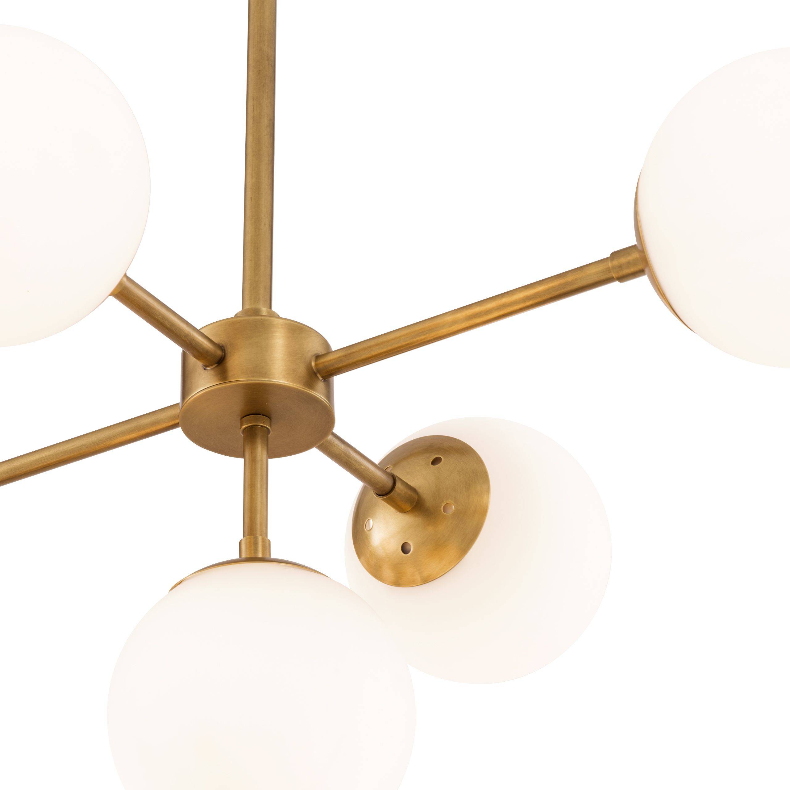 Lux Modern Brass Chandelier - Brass - Eichholtz - Luxury Lighting BoutiqueBasket & Pendant ChandeliersEichholtz