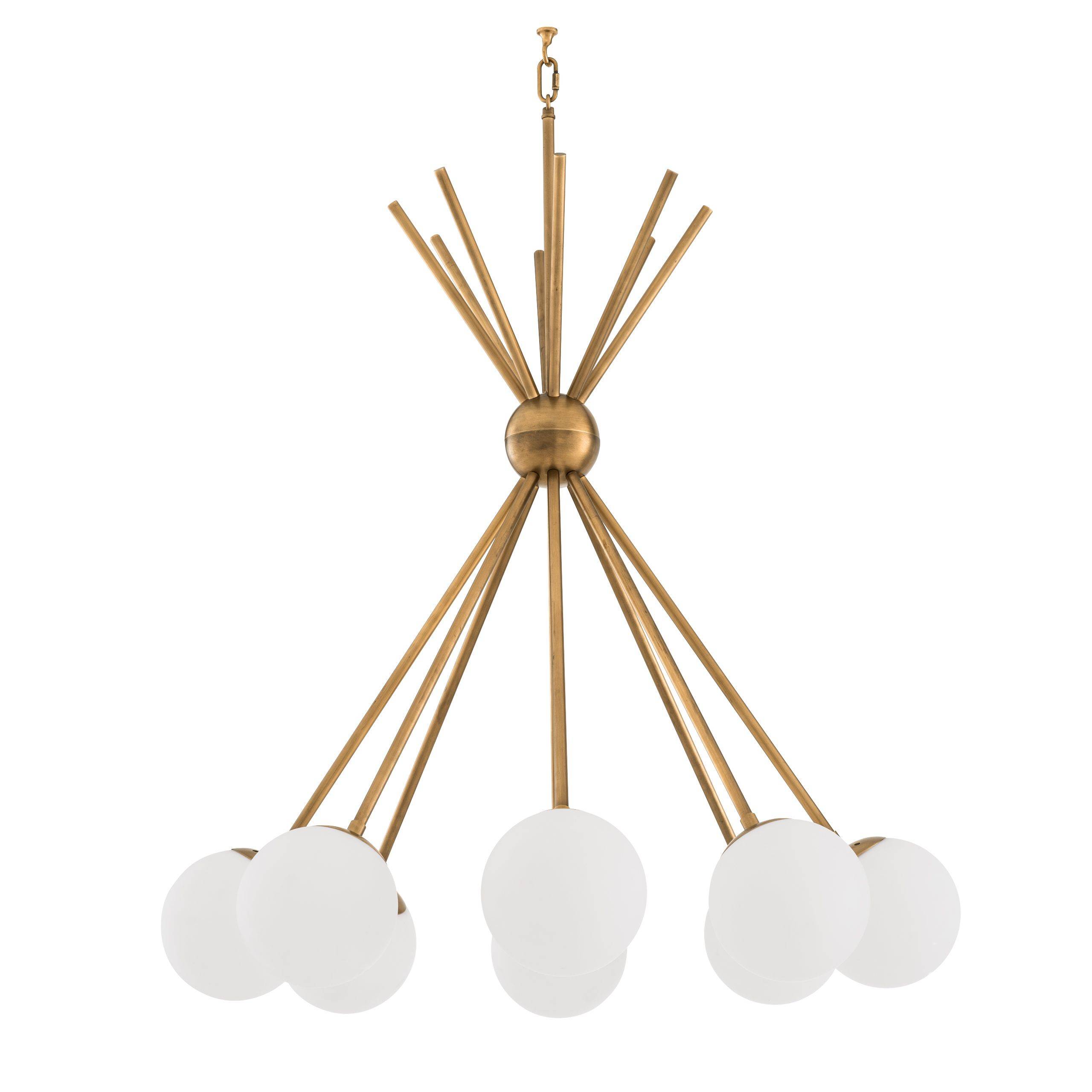 Luxor Modern Brass Chandelier - [Brass] - Eichholtz - Luxury Lighting Boutique