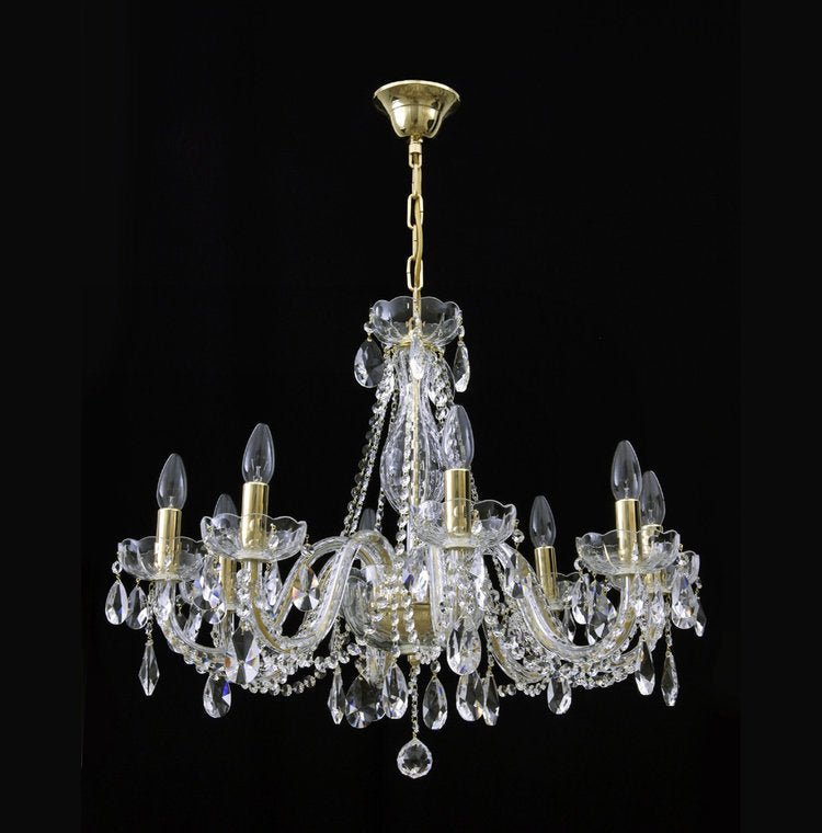 Majesty 8 Crystal Glass Chandelier - Wranovsky - Luxury Lighting BoutiqueWranovsky