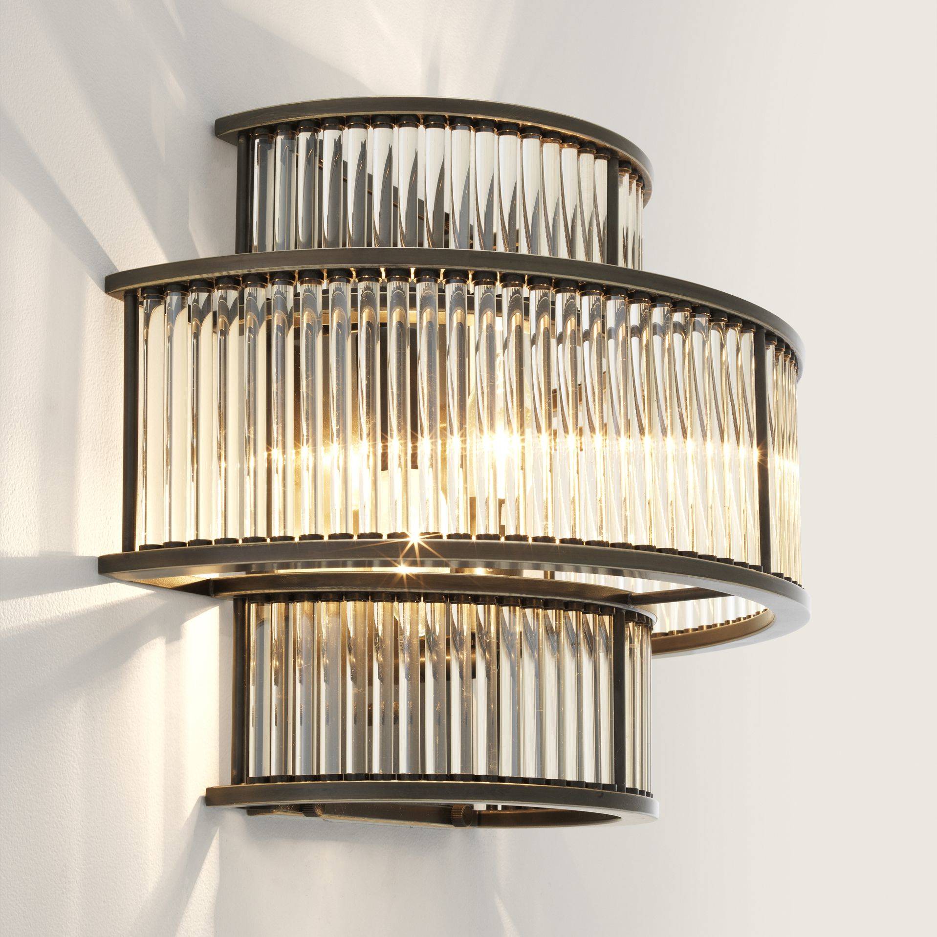 Mancini Wall Lamp - Bronze - Eichholtz - Luxury Lighting BoutiqueWall LightsEichholtz