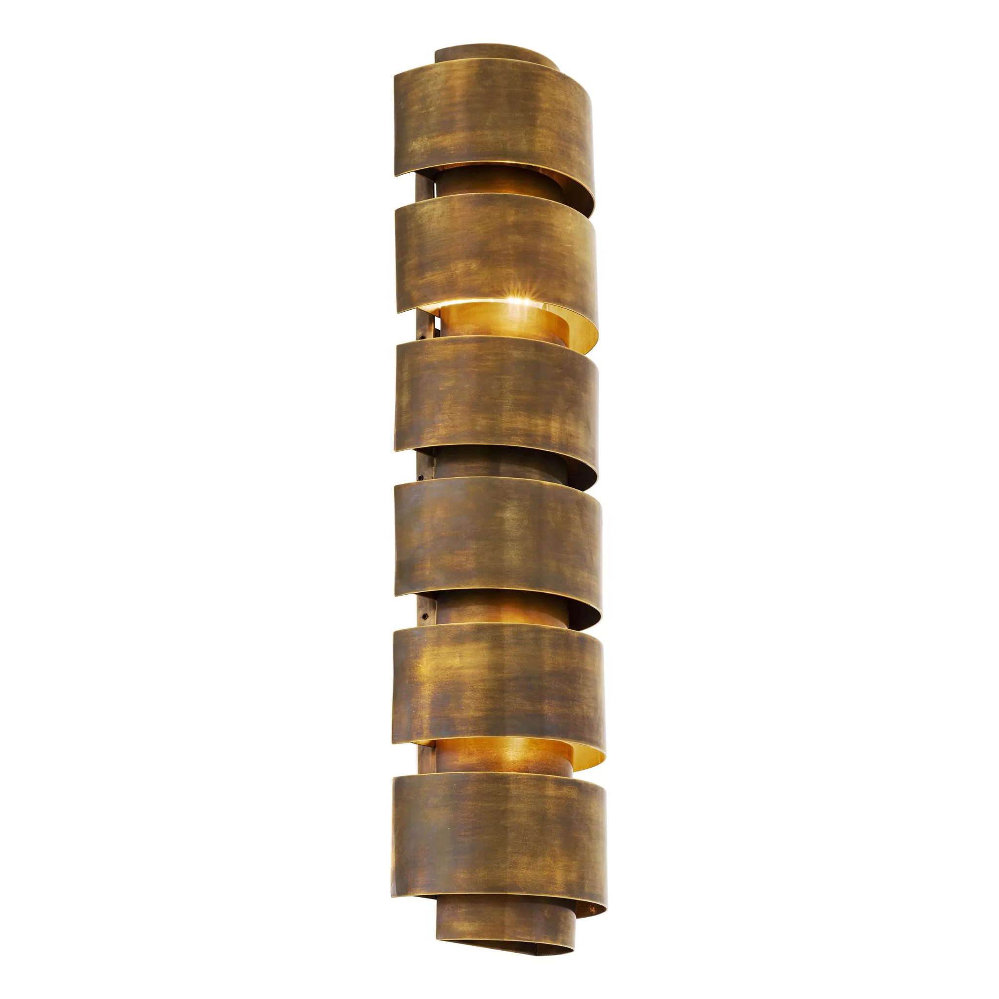 Manetti S/L Wall Lamp (Vintage Brass Finish) - Eichholtz - Luxury Lighting Boutique