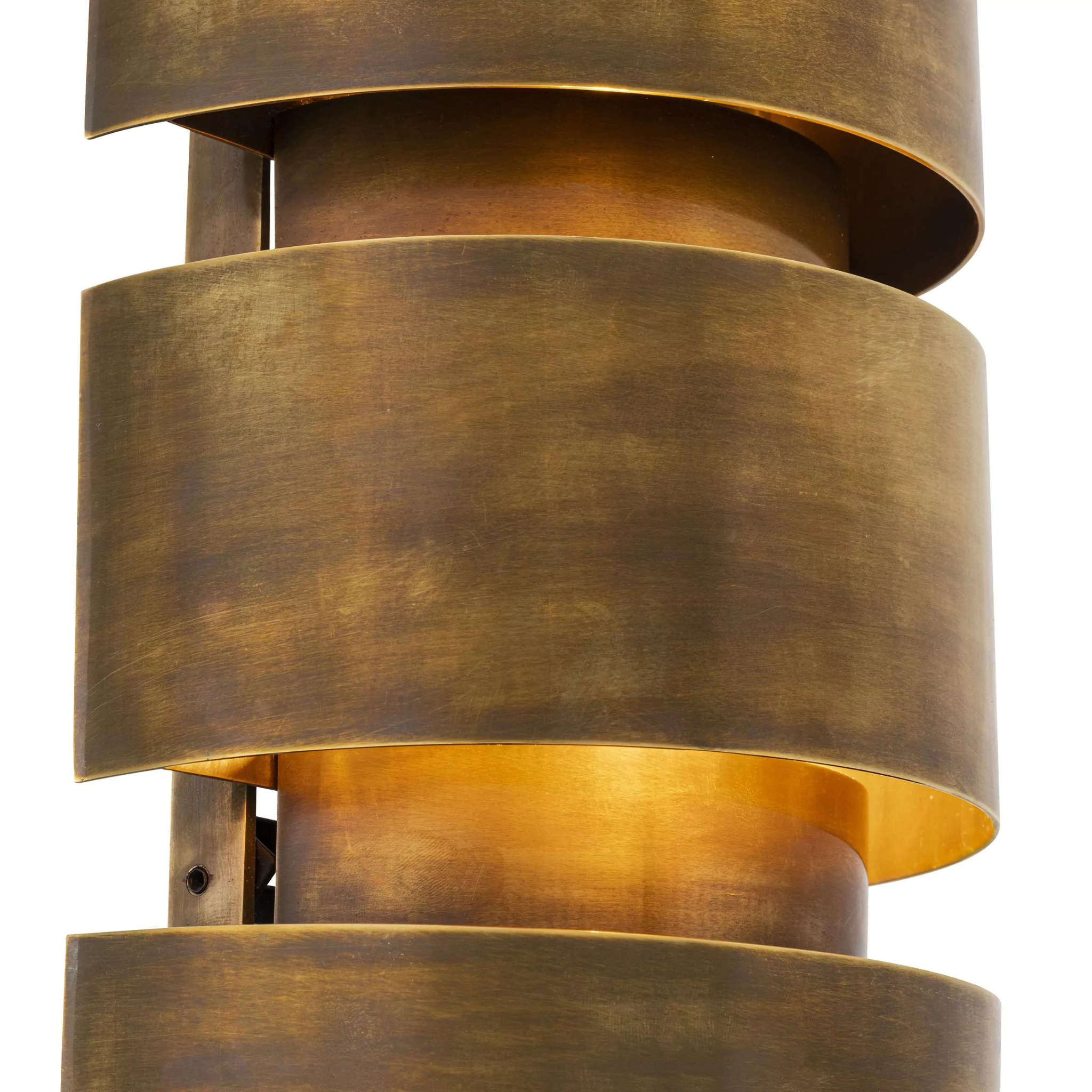 Manetti S/L Wall Lamp (Vintage Brass Finish) - Eichholtz - Luxury Lighting Boutique