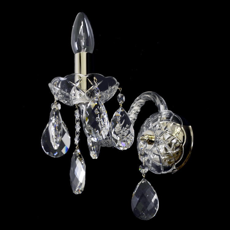 Maniera 1 Crystal Glass Wall Lights (Gold/Silver) - Wranovsky - Luxury Lighting Boutique
