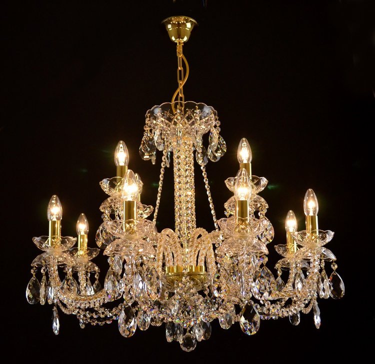 Maniera 12 Crystal Glass Chandelier (Alpha/Beta/Gamma) - Wranovsky - Luxury Lighting BoutiqueTraditional Crystal ChandeliersWranovsky