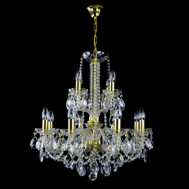Maniera 12 Crystal Glass Chandelier (Alpha/Beta/Gamma) - Wranovsky - Luxury Lighting BoutiqueTraditional Crystal ChandeliersWranovsky