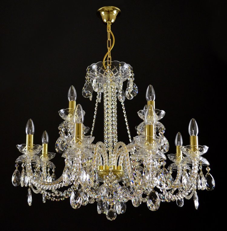 Maniera 12 Crystal Glass Chandelier (Alpha/Beta/Gamma) - Wranovsky - Luxury Lighting BoutiqueTraditional Crystal ChandeliersWranovsky