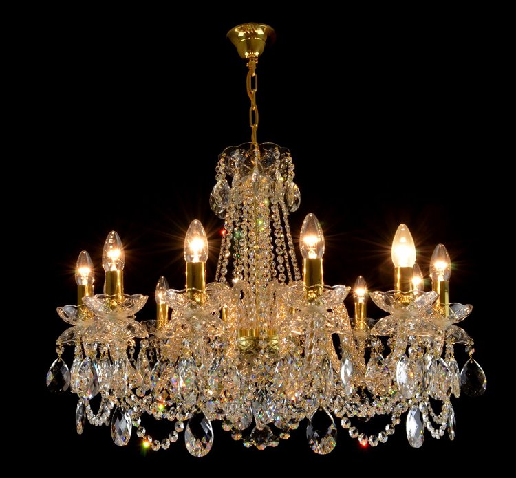 Maniera 12 Crystal Glass Chandelier (Alpha/Beta/Gamma) - Wranovsky - Luxury Lighting Boutique