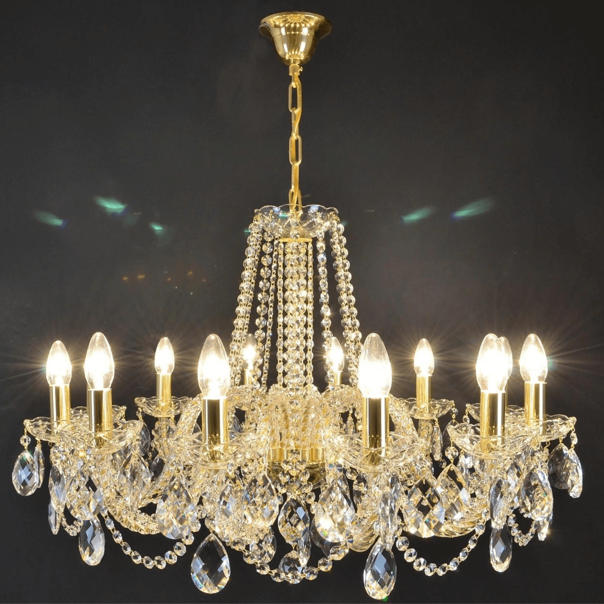 Maniera 12 Light Crystal Chandelier - Wranovsky - Luxury Lighting BoutiqueTraditional Crystal ChandeliersWranovsky