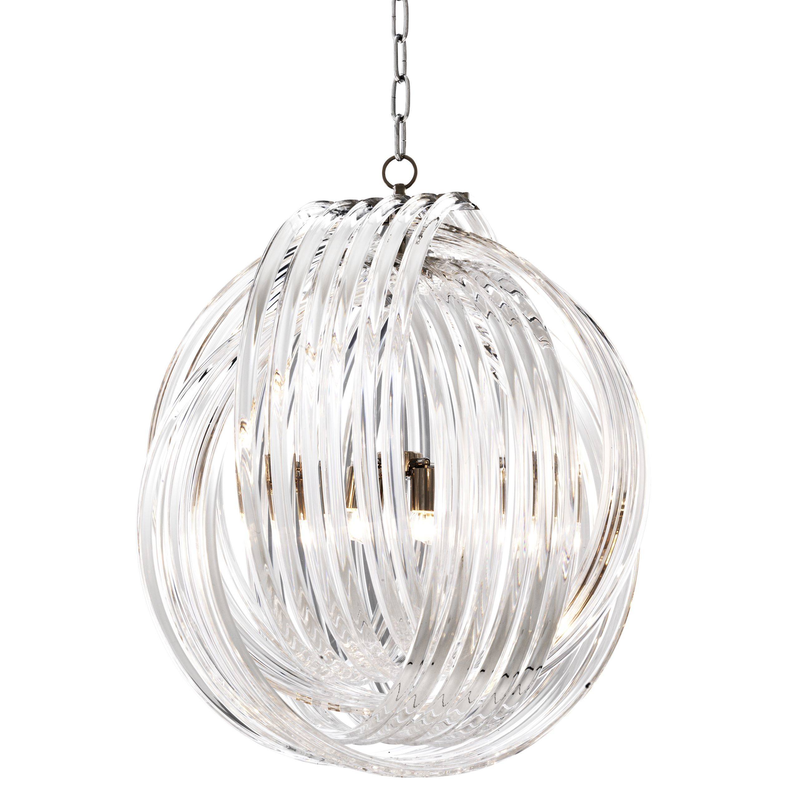 Marco Polo L Modern Chandelier - Nickel - Eichholtz - Luxury Lighting BoutiqueCeiling LightEichholtz