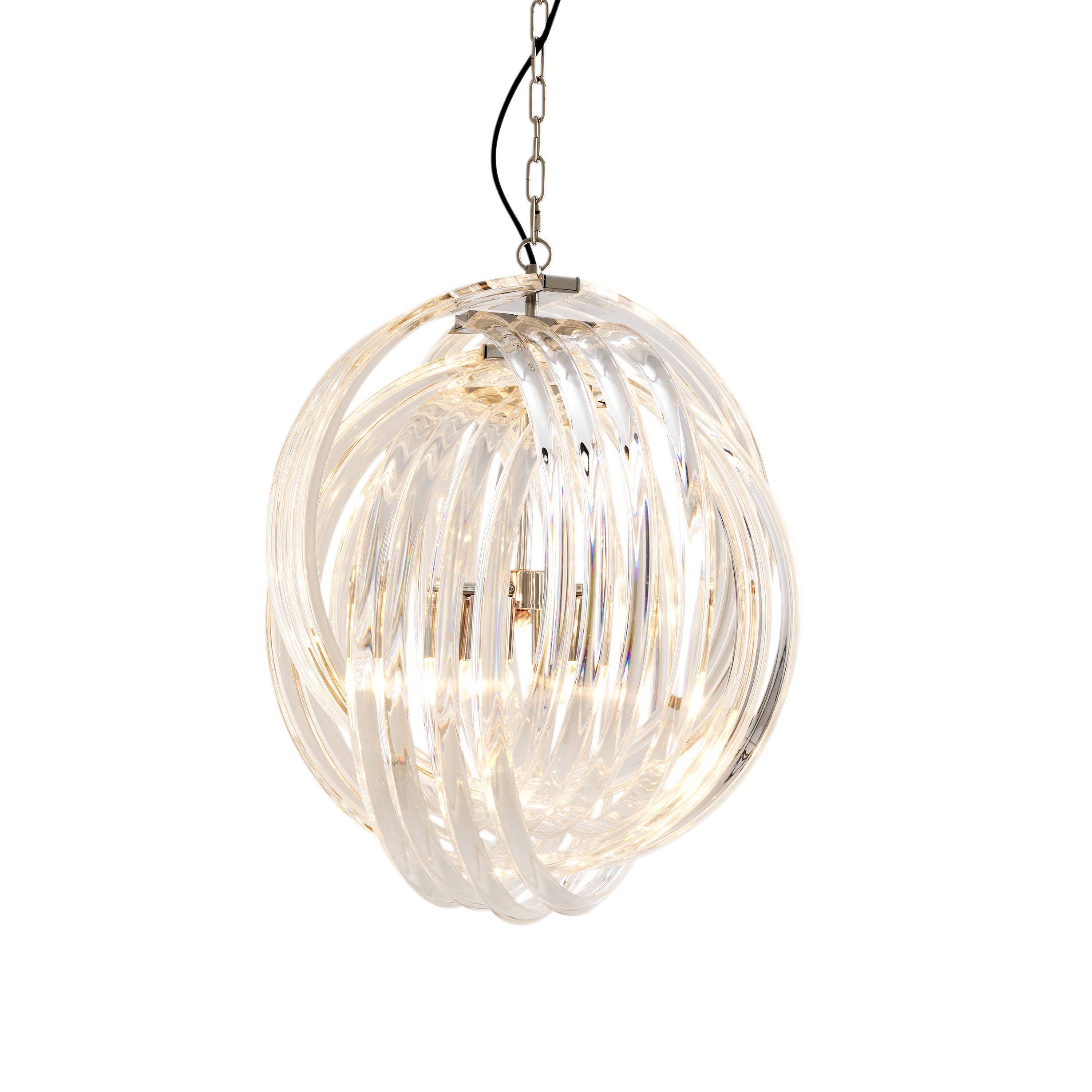 Marco Polo M Modern Chandelier - Nickel - Eichholtz - Luxury Lighting BoutiqueCeiling LightEichholtz
