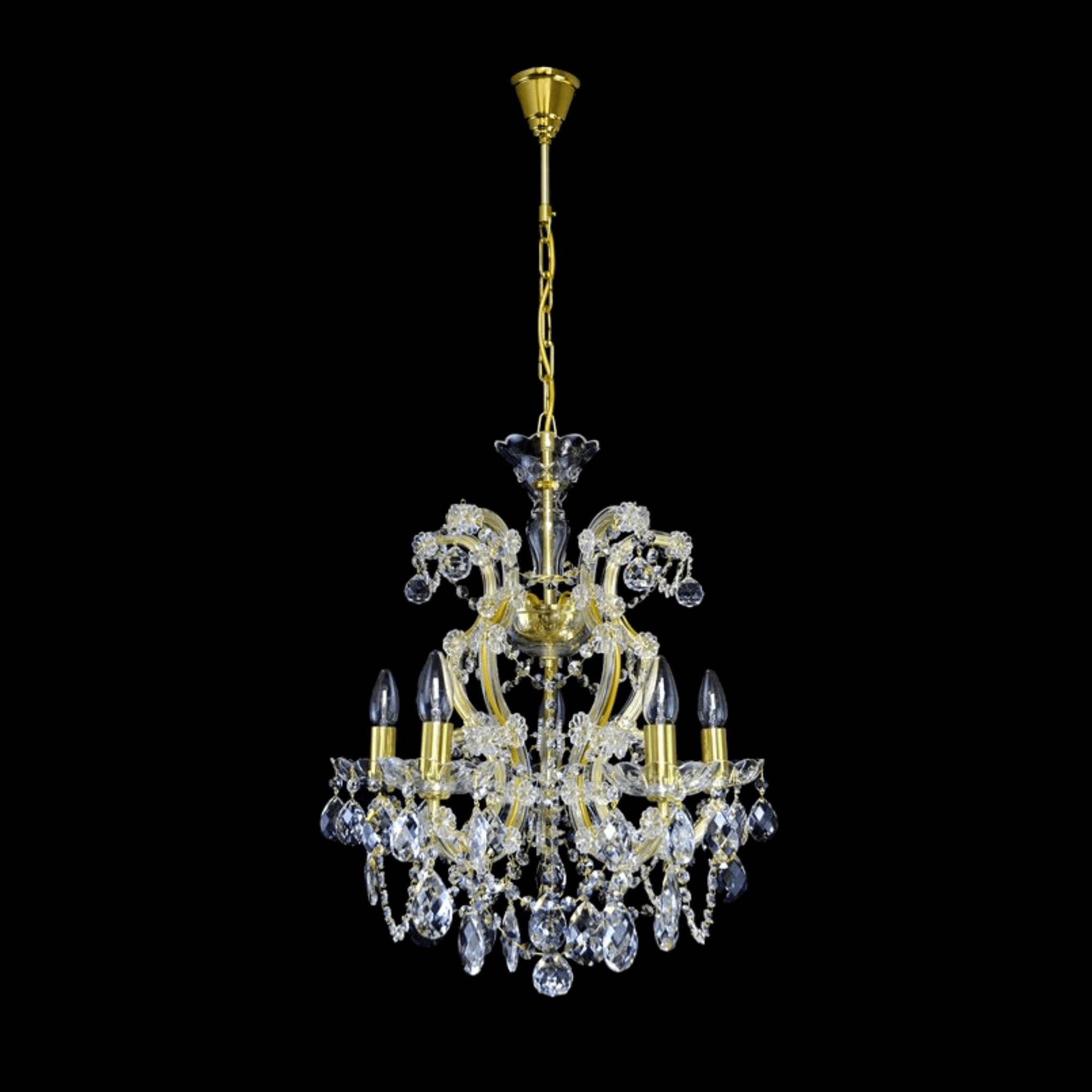 Maria Theresa 5 Crystal Glass Chandelier - Wranovsky - Luxury Lighting BoutiqueChandelierWranovsky
