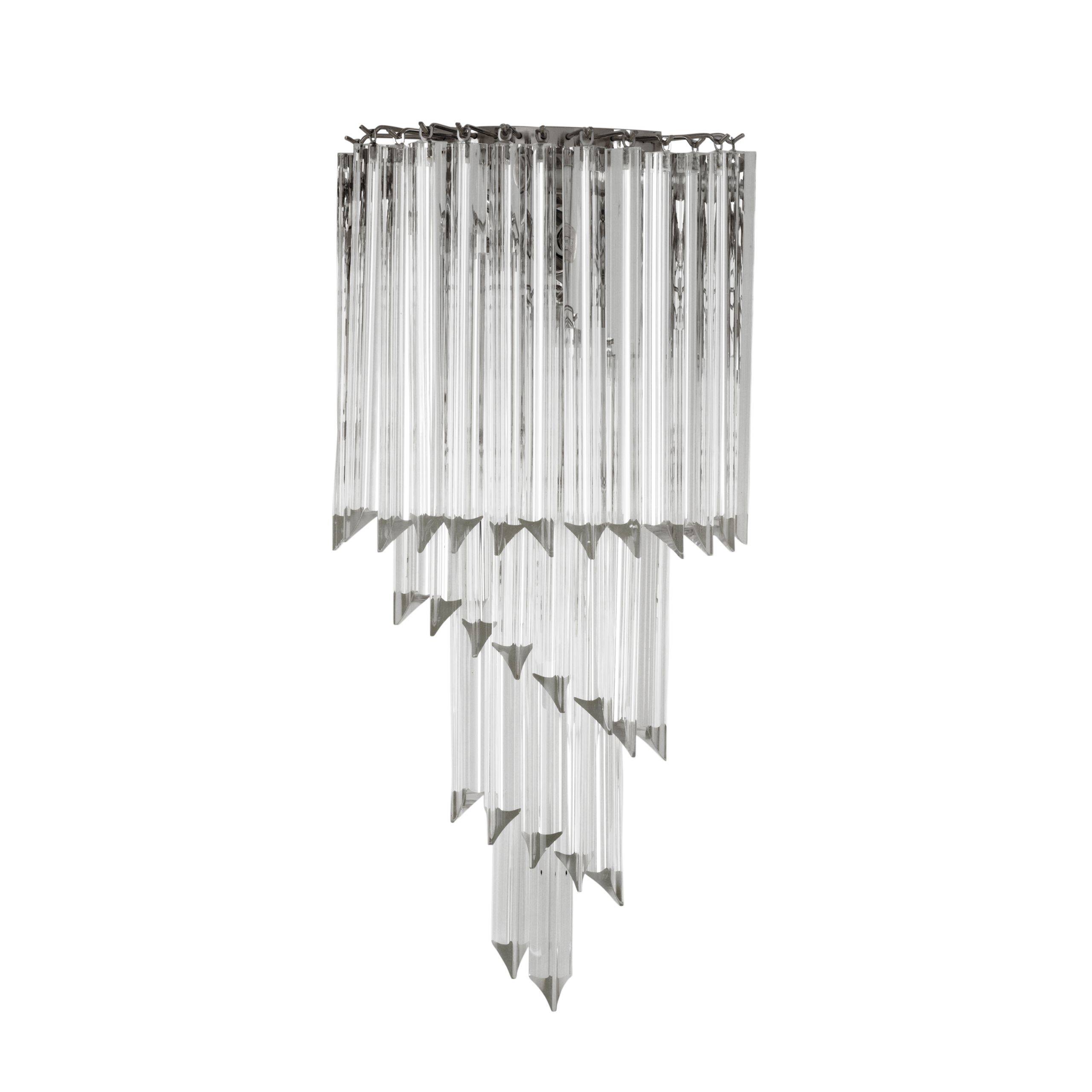 Marino Glass Wall Lamp - Nickel - Eichholtz - Luxury Lighting BoutiqueWall LightsEichholtz