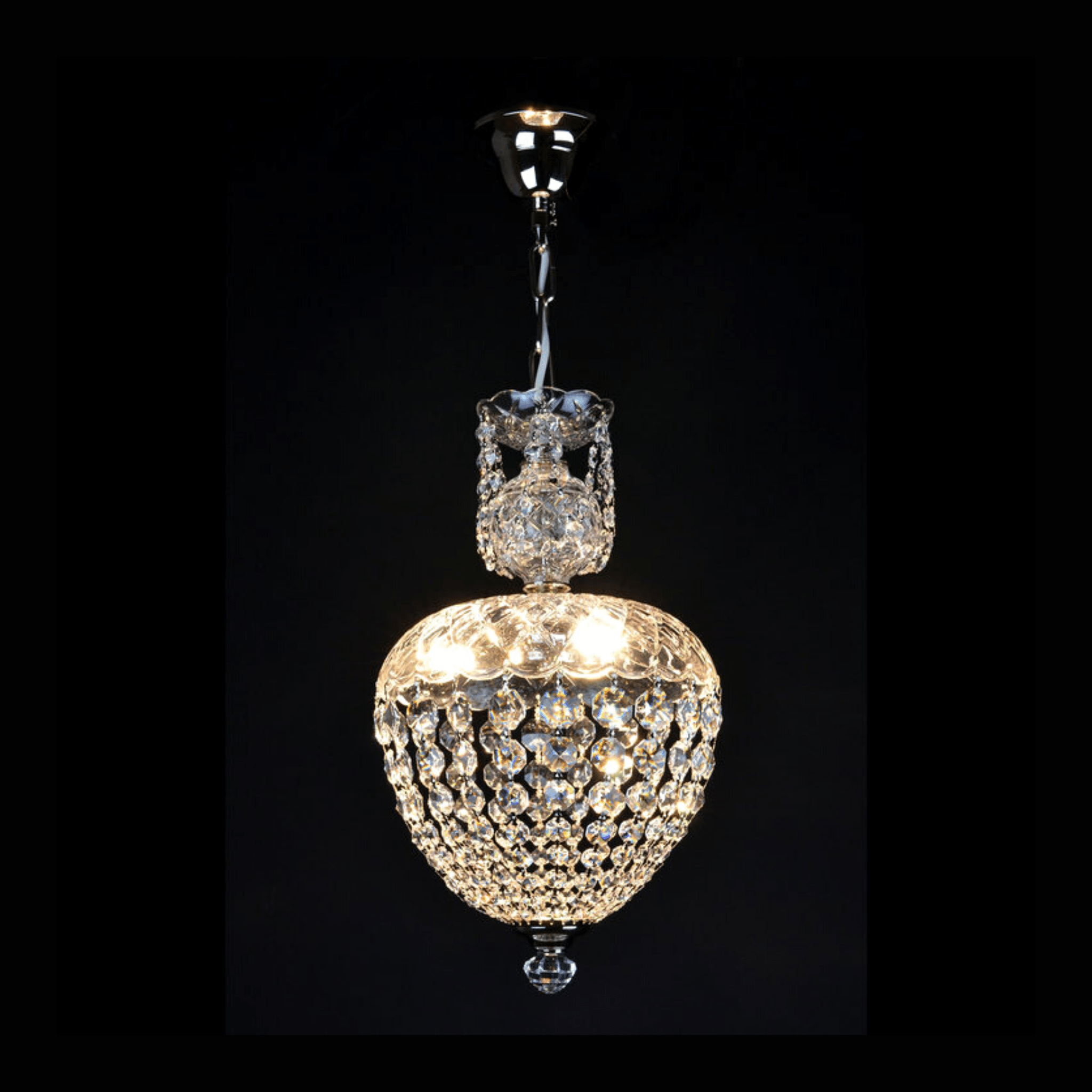 Maroco 3 Crystal Glass Chandelier - Wranovsky - Luxury Lighting BoutiqueChandelierWranovsky