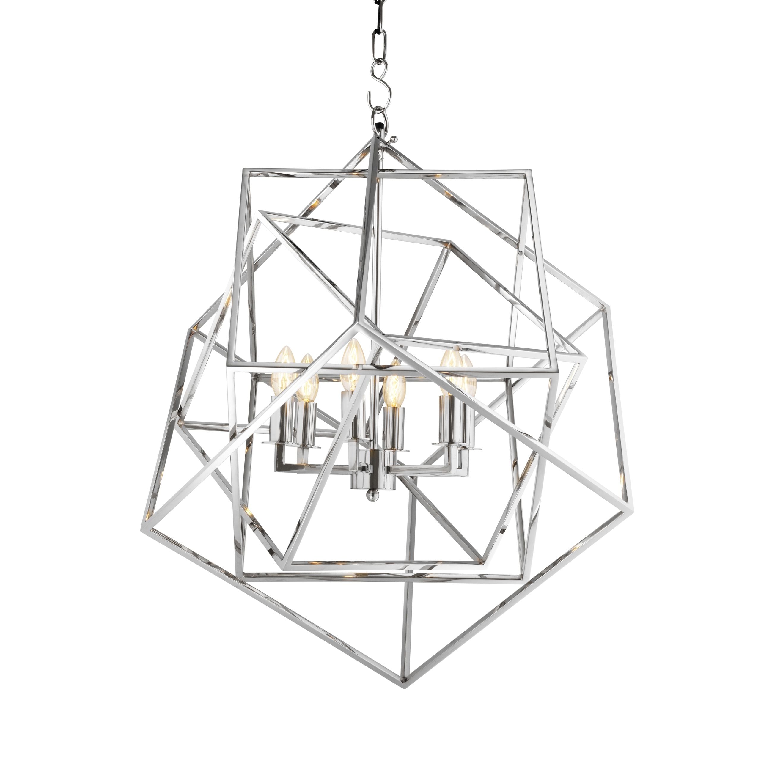 Matrix Lanterns - Nickel - Eichholtz - Luxury Lighting BoutiqueCeiling LightEichholtz