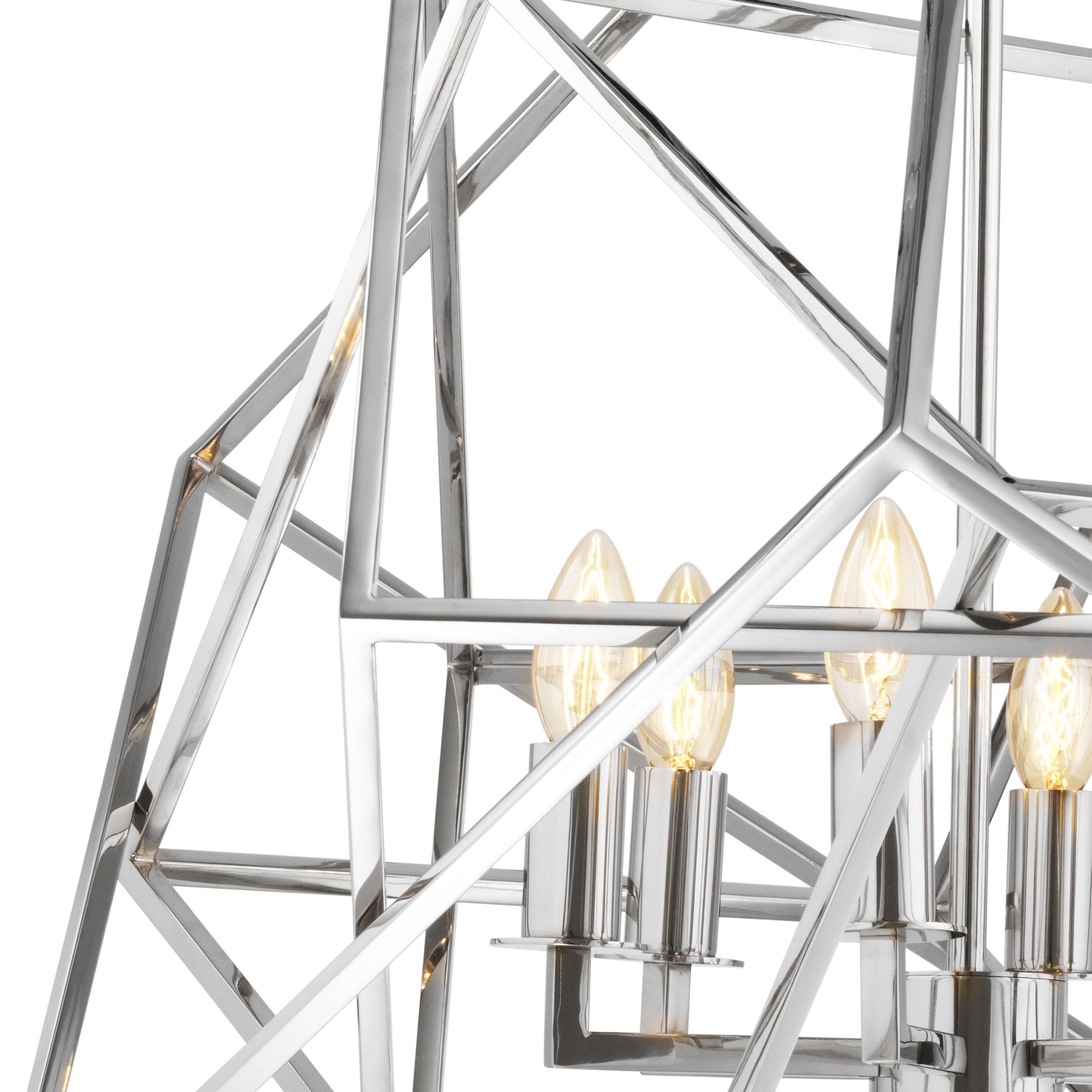 Matrix Lanterns - Nickel - Eichholtz - Luxury Lighting BoutiqueCeiling LightEichholtz