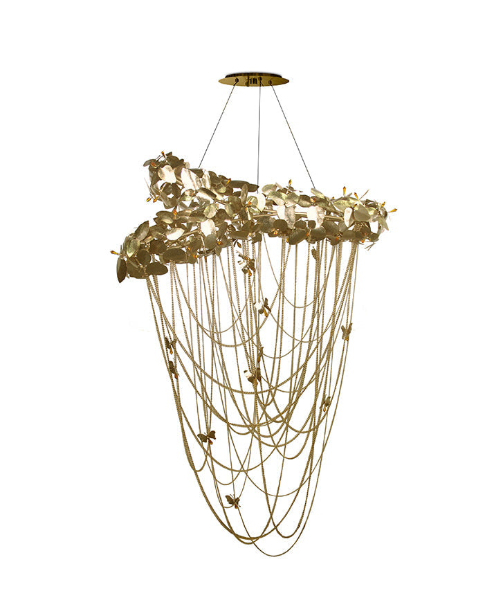 McQueen 11 Light Crystal Modern Chandelier - Luxxu - Luxury Lighting Boutique