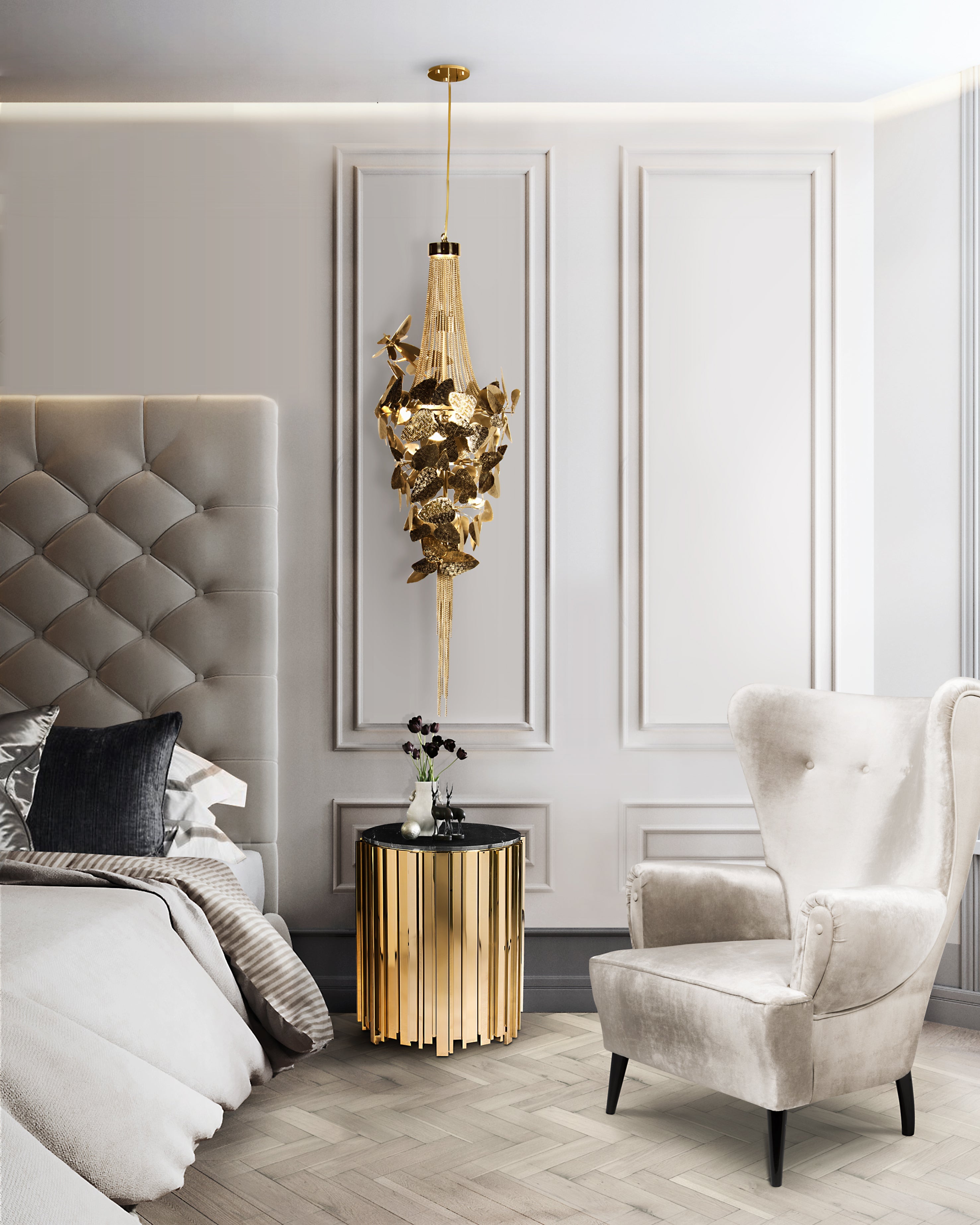 McQueen 6 Light Crystal Pendant - Luxxu - Luxury Lighting Boutique