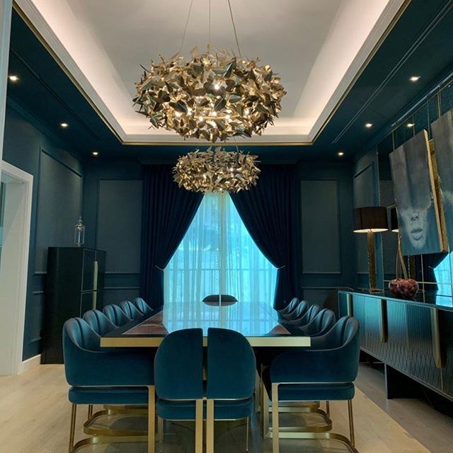 McQueen Round 18 Light Crystal Modern Chandelier - Luxxu - Luxury Lighting BoutiqueModern Crystal ChandeliersLuxxu