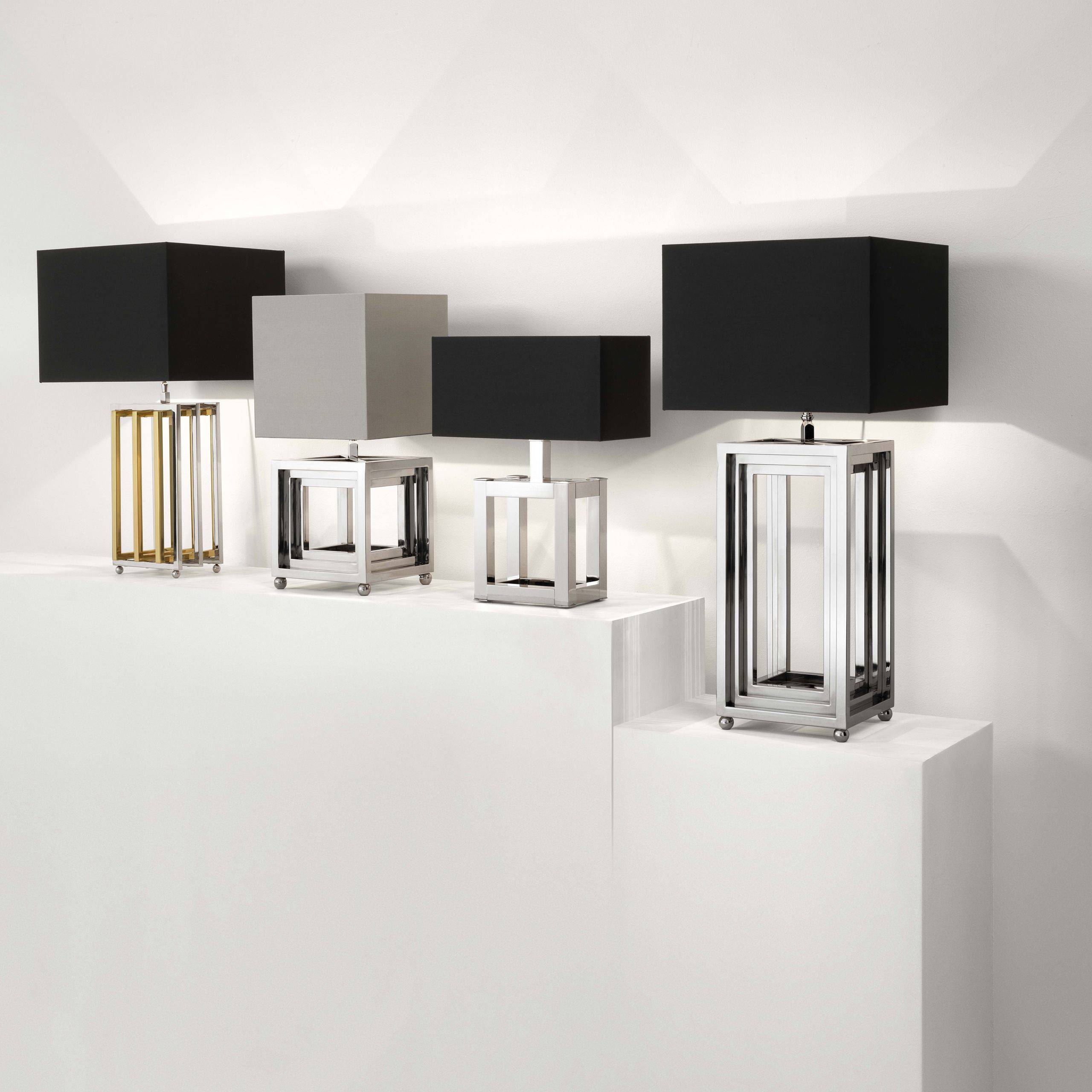 Menaggio Table Lamp - (Nickel/Vintage Brass) - Eichholtz - Luxury Lighting Boutique