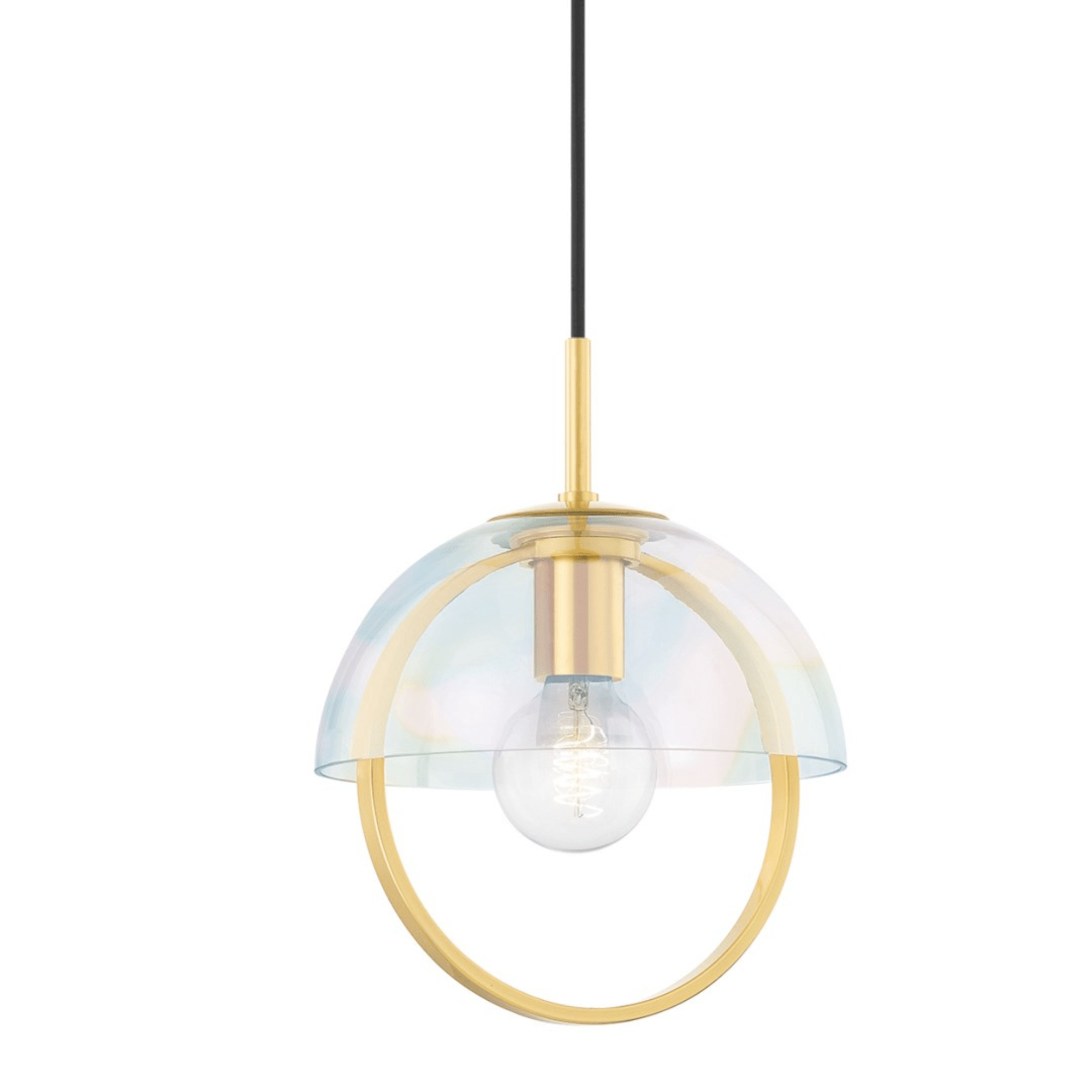 Meriah S/L Pendant (H752701S - AGB) - Mitzi - Luxury Lighting BoutiqueBrass/Metal ChandeliersMitzi