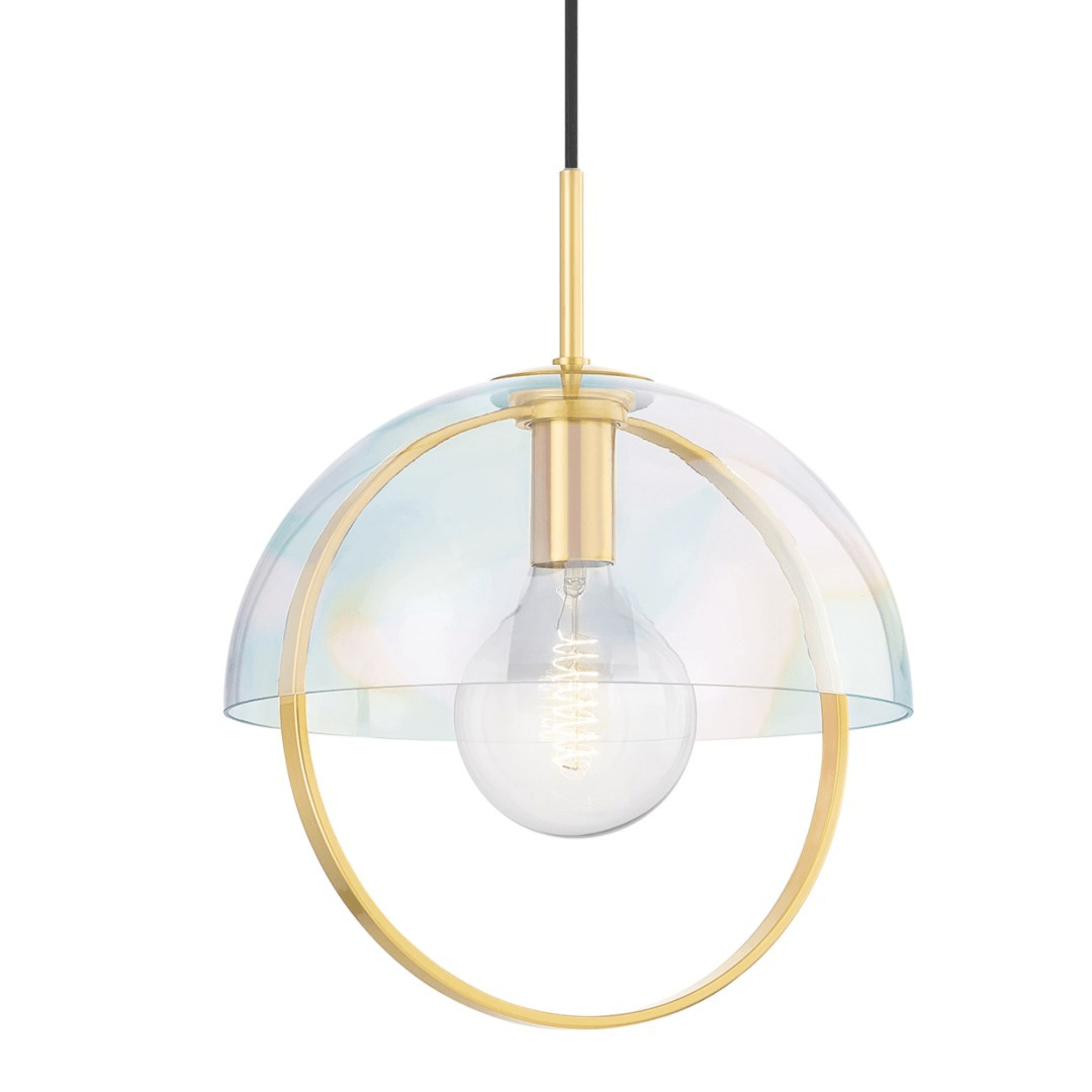 Meriah S/L Pendant (H752701S - AGB) - Mitzi - Luxury Lighting BoutiqueBrass/Metal ChandeliersMitzi