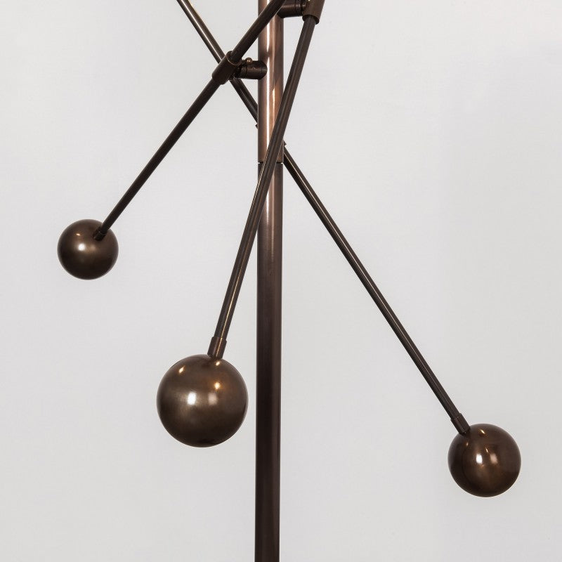 Milan 3 Arm Floor Lamp - Schwung - Luxury Lighting Boutique