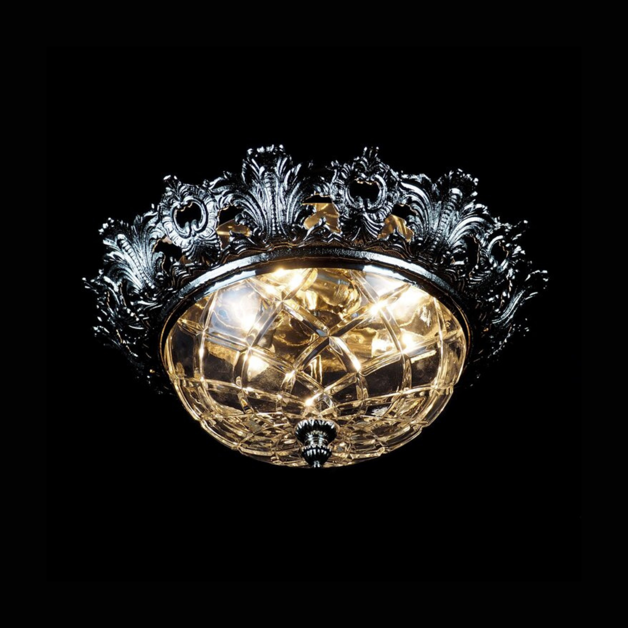 Mira 3 Crystal Glass Chandelier - Wranovsky - Luxury Lighting Boutique