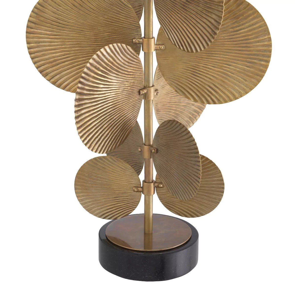 Mito Table Lamp - (Vintage brass finish | black granite base) - Eichholtz - Luxury Lighting Boutique