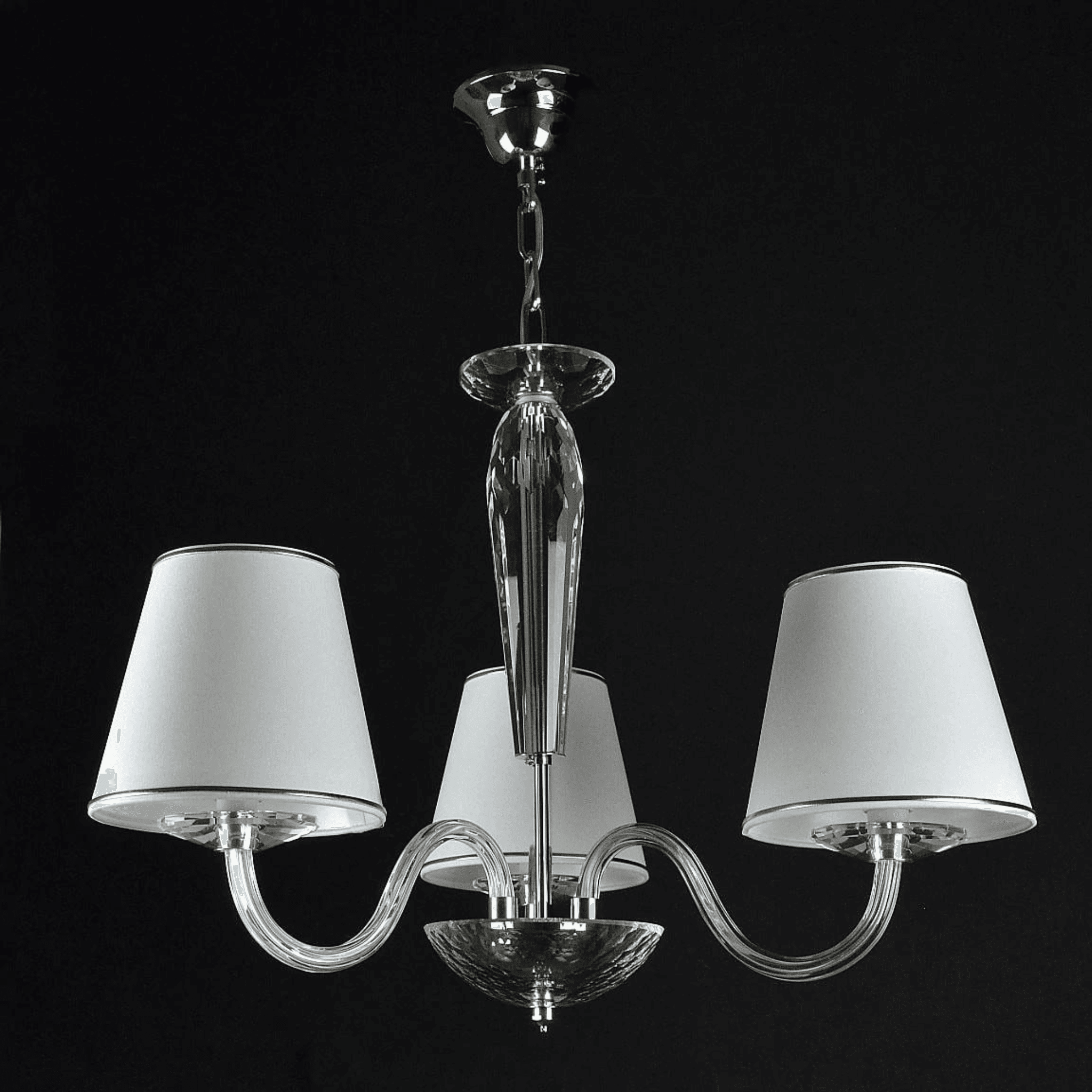 Modern 3 Light Crystal Chandelier - Wranovsky - Luxury Lighting BoutiqueBasket & Pendant ChandeliersWranovsky