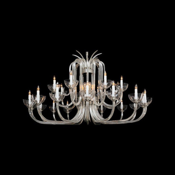 Modern 36 Light Crystal Chandelier - Glass LPS - Luxury Lighting Boutique