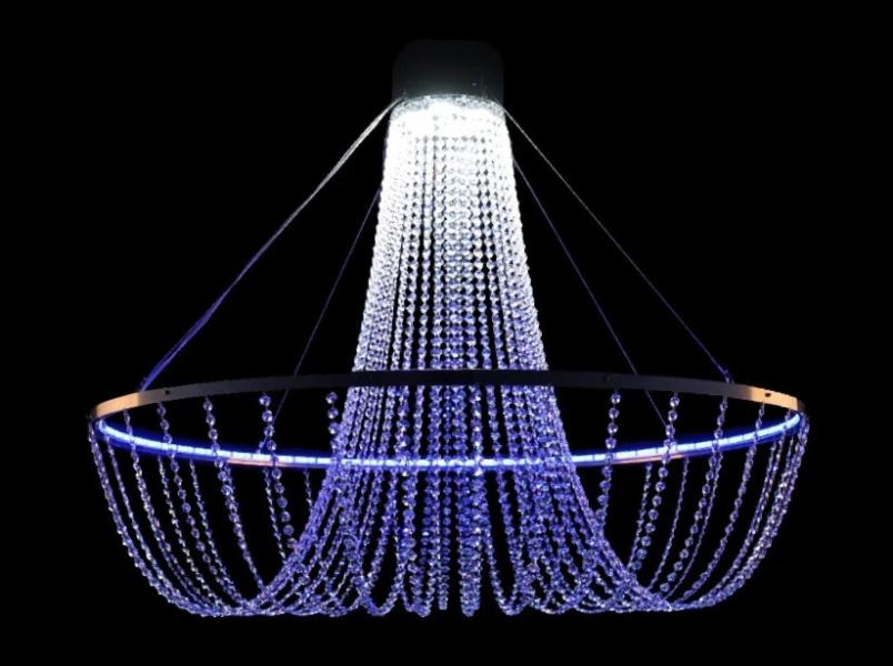 Modern RGB Crystal Basket Chandelier - Glass LPS - Luxury Lighting BoutiqueBasket & Pendant ChandeliersGlass LPS